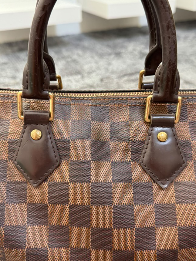 Louis Vuitton speedy 25 Damier kuferek - obrazek 9