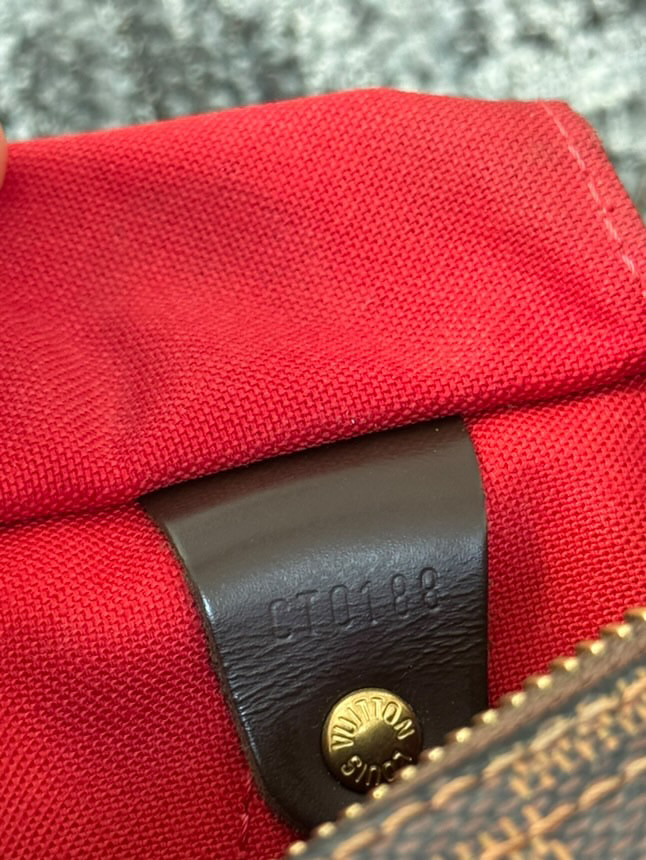 Louis Vuitton speedy 25 Damier kuferek - obrazek 12