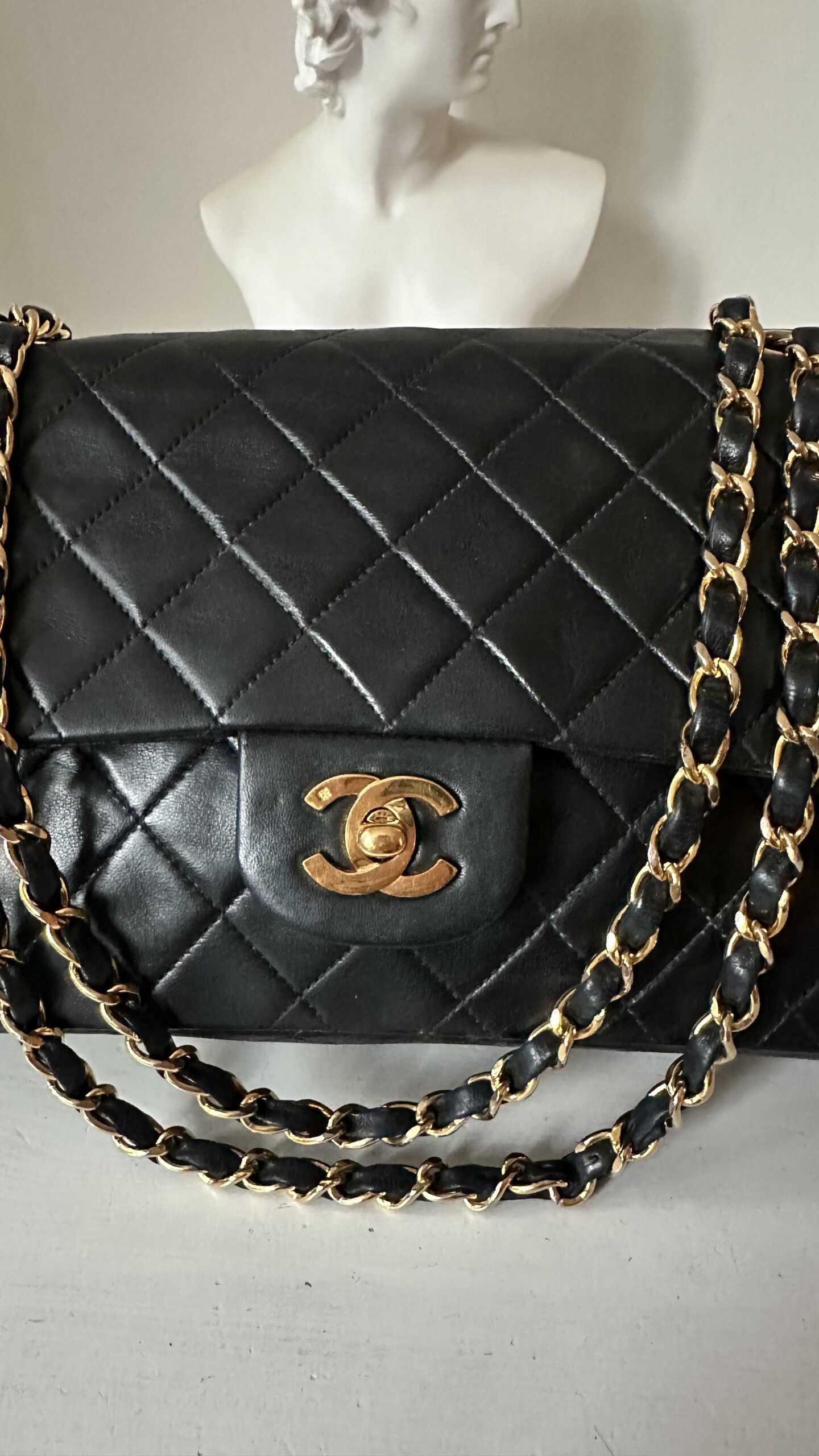 Chanel flap klasyczna vintage torebka - obrazek 2