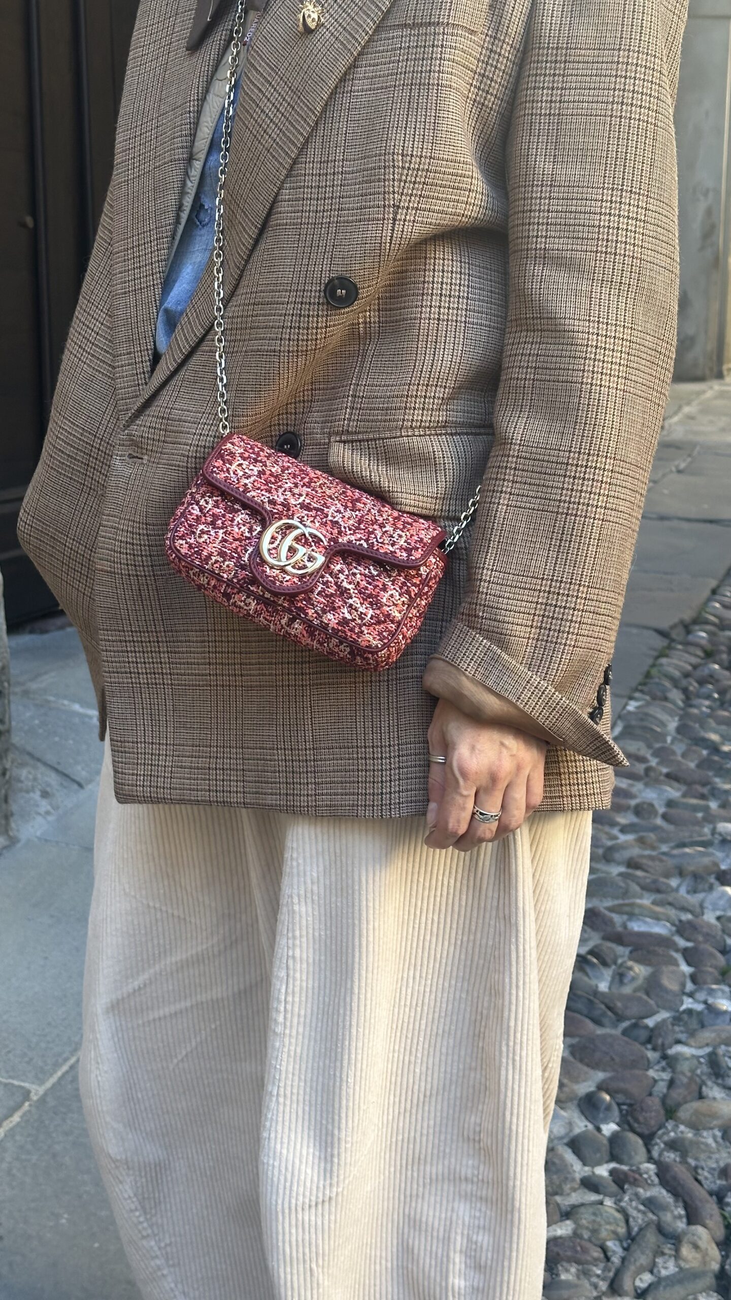 Gucci GG mini marmont gobelin torebka - obrazek 6