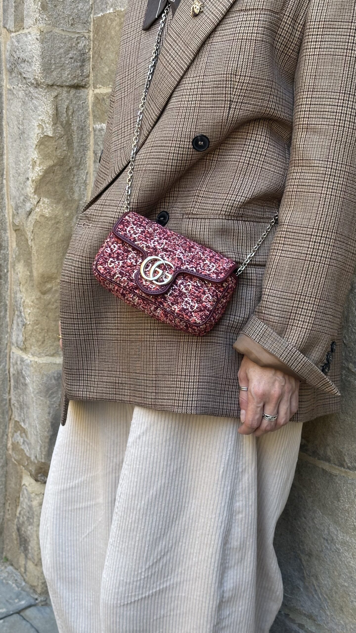 Gucci GG mini marmont gobelin torebka - obrazek 8