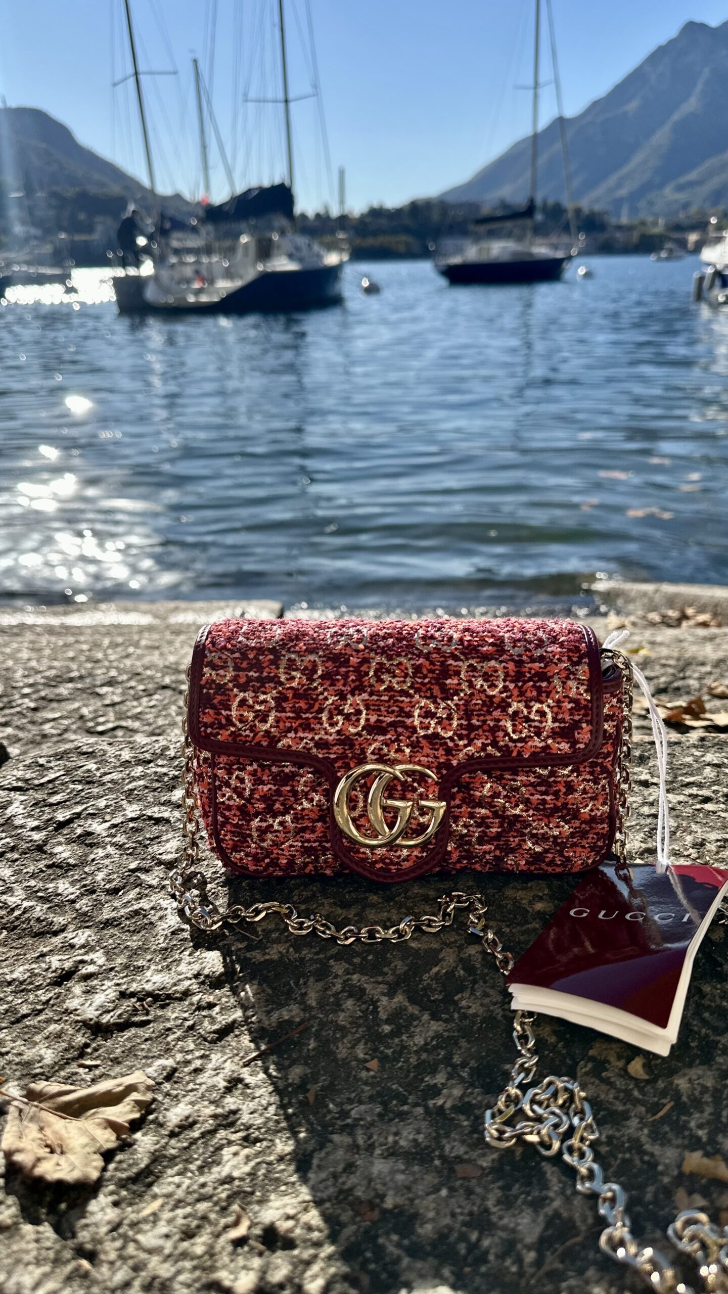 Gucci GG mini marmont gobelin torebka
