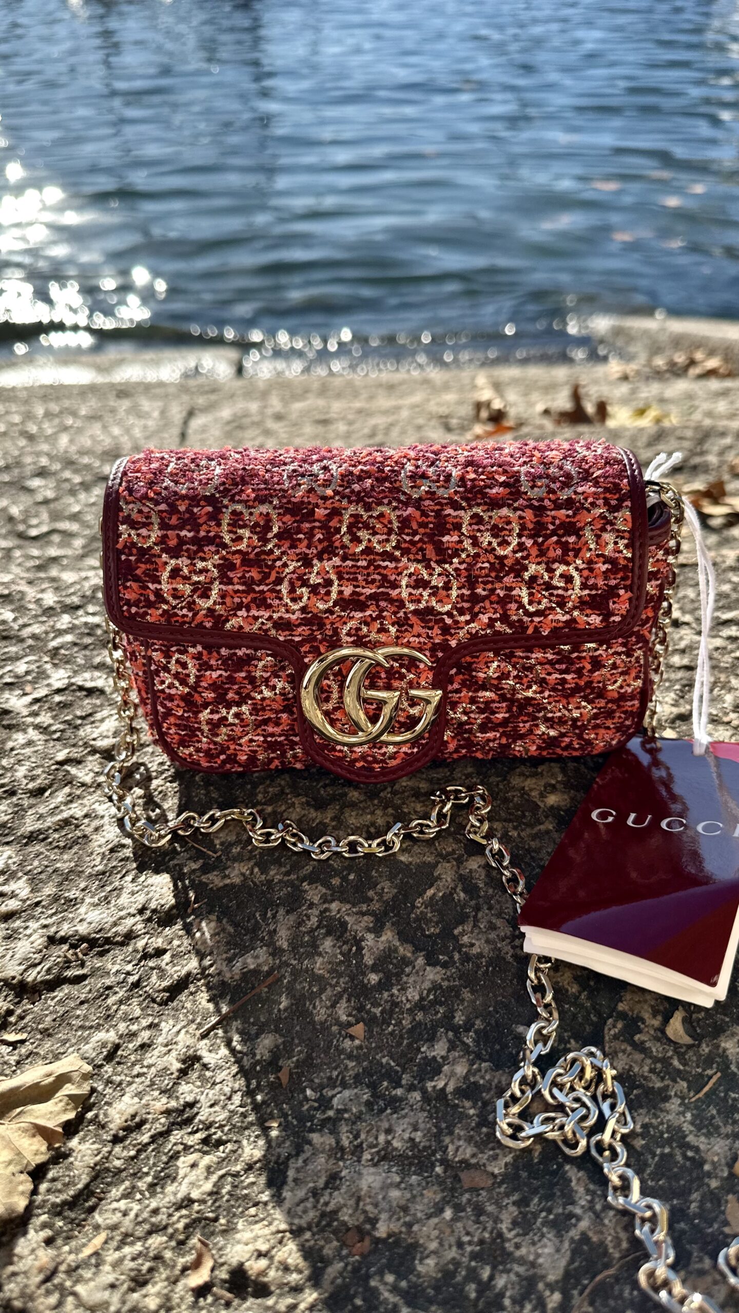 Gucci GG mini marmont gobelin torebka - obrazek 2