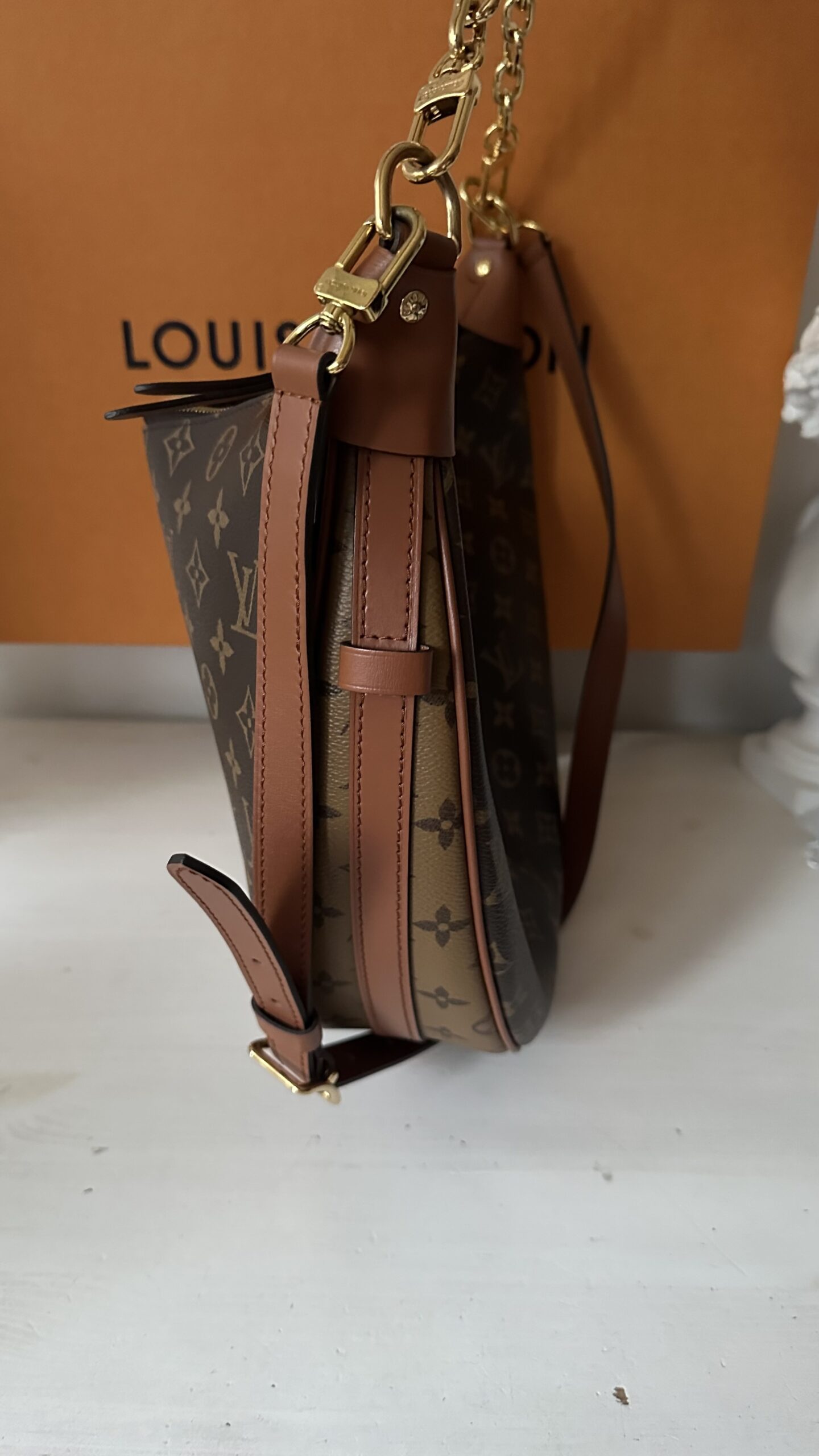 Louis Vuitton Loop Hobo torebka monogram - obrazek 3