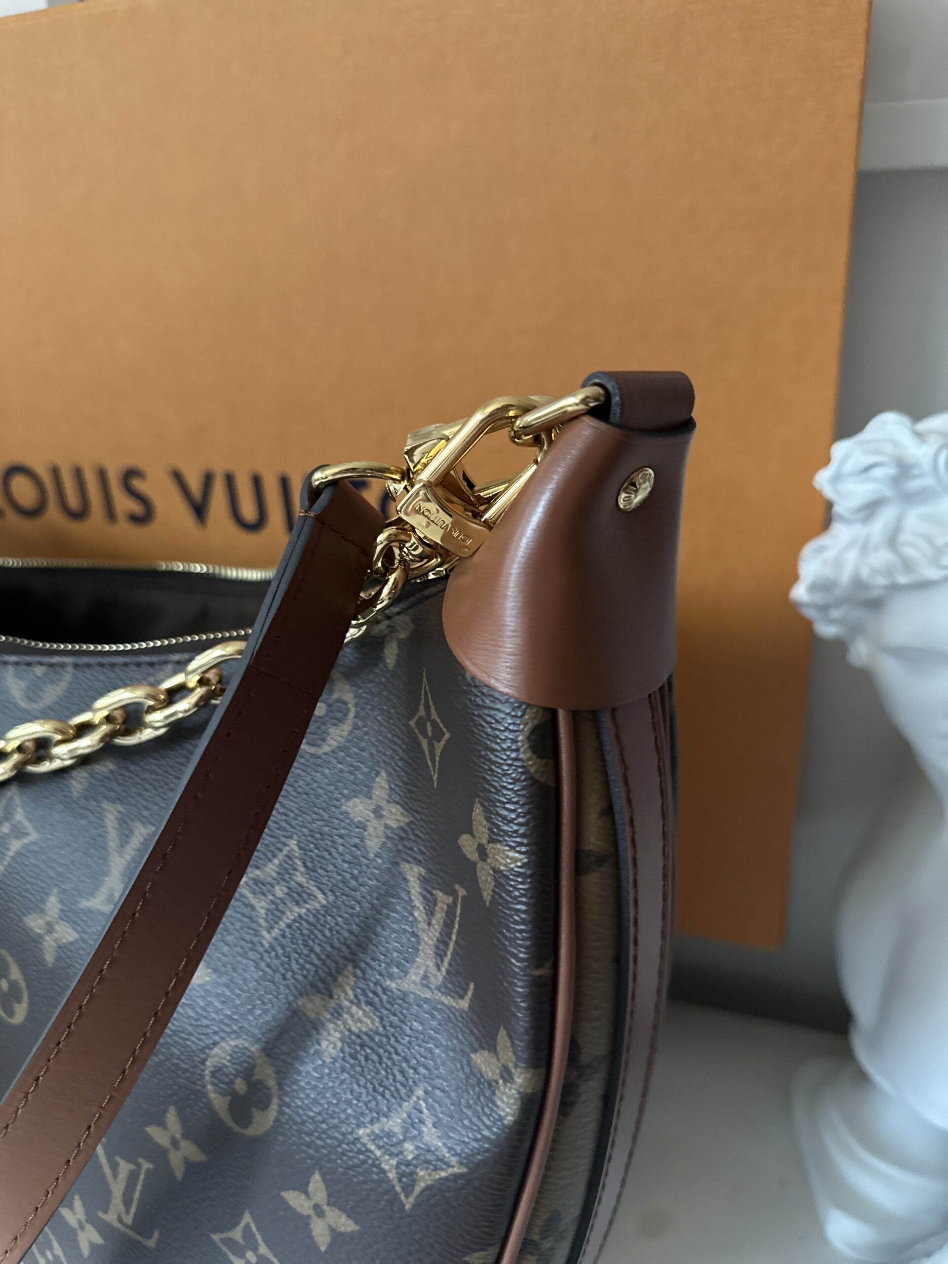 Louis Vuitton Loop Hobo torebka monogram - obrazek 4