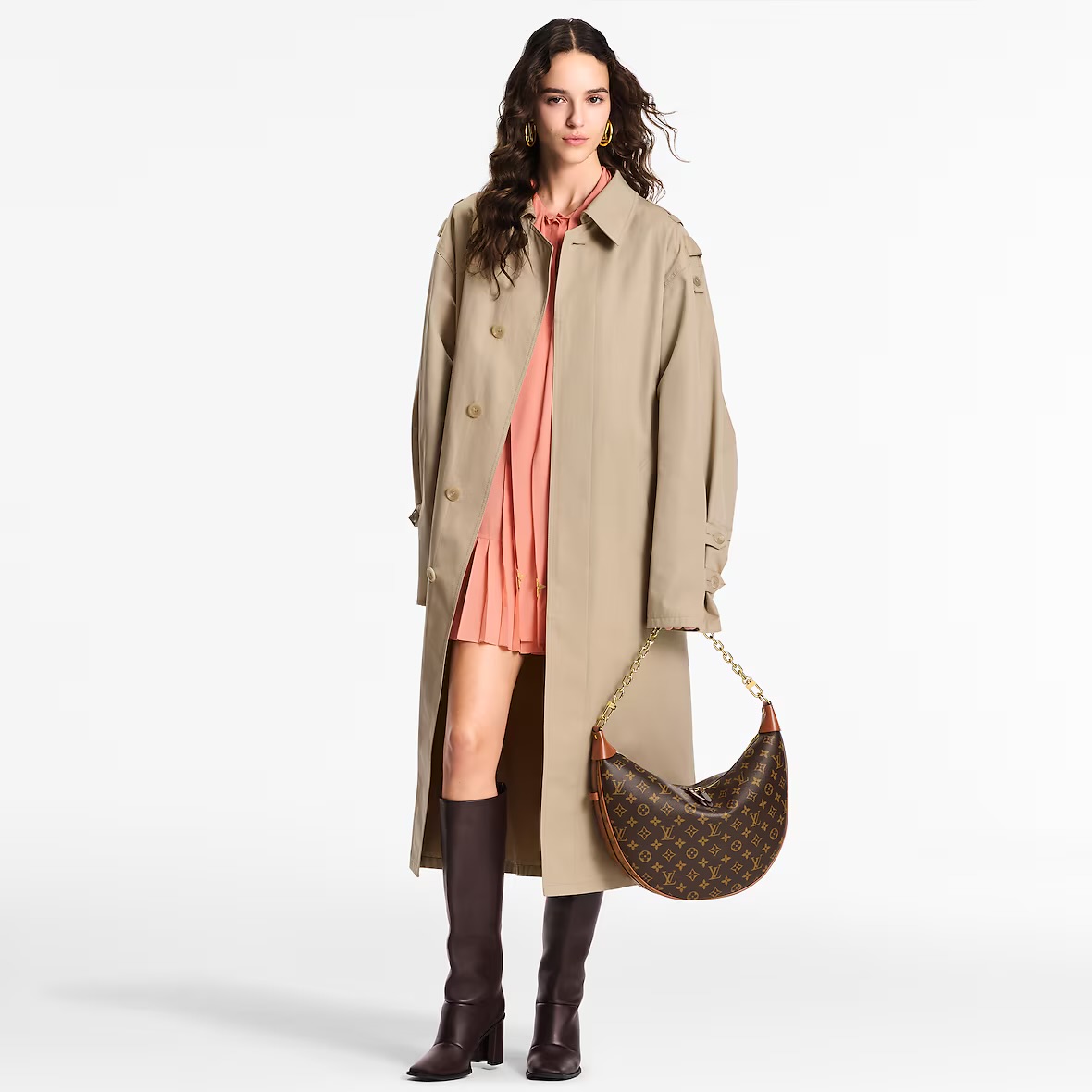 Louis Vuitton Loop Hobo torebka monogram - obrazek 6