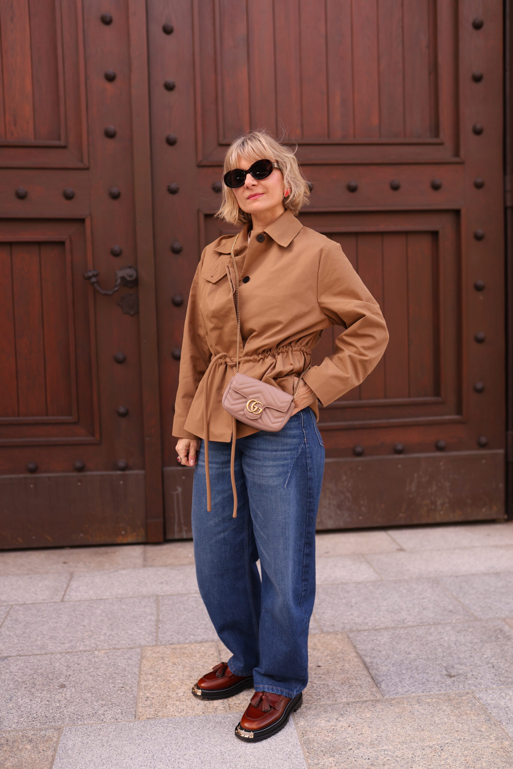 Gucci marmont mini brudny róż - obrazek 3