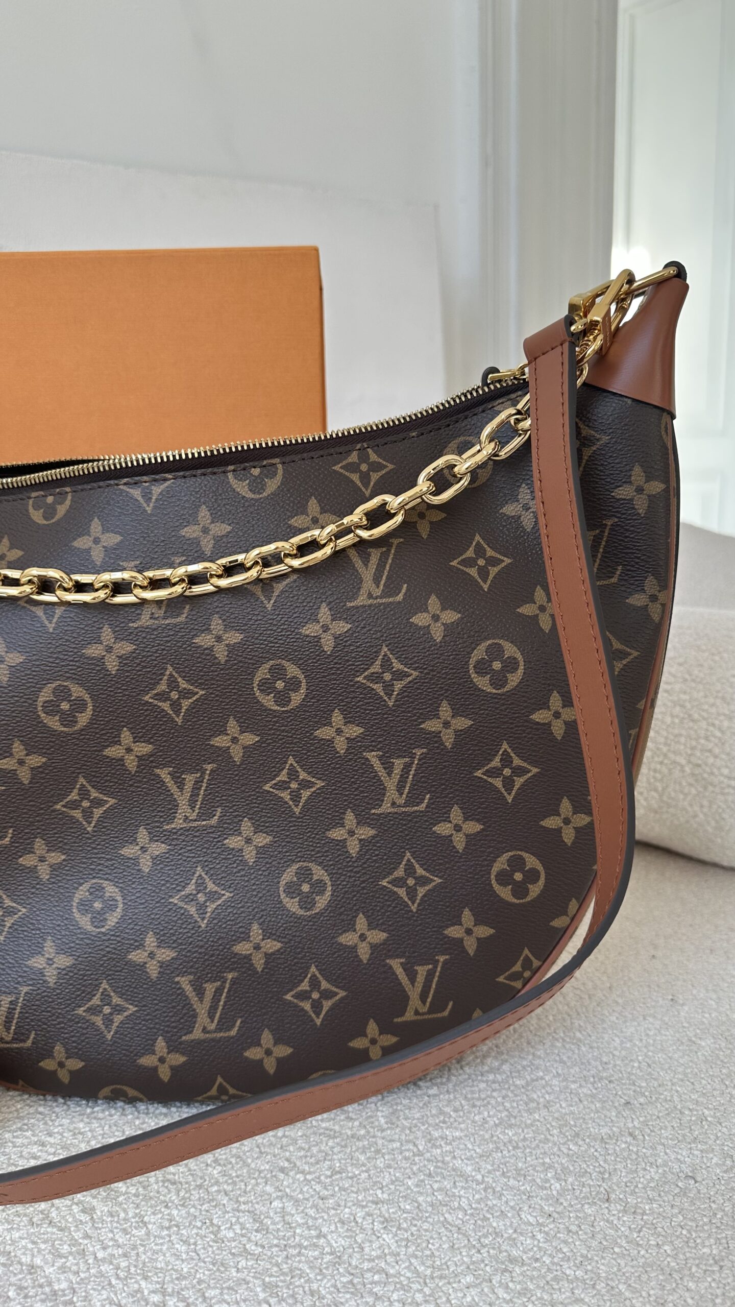 Louis Vuitton Loop Hobo torebka monogram - obrazek 9