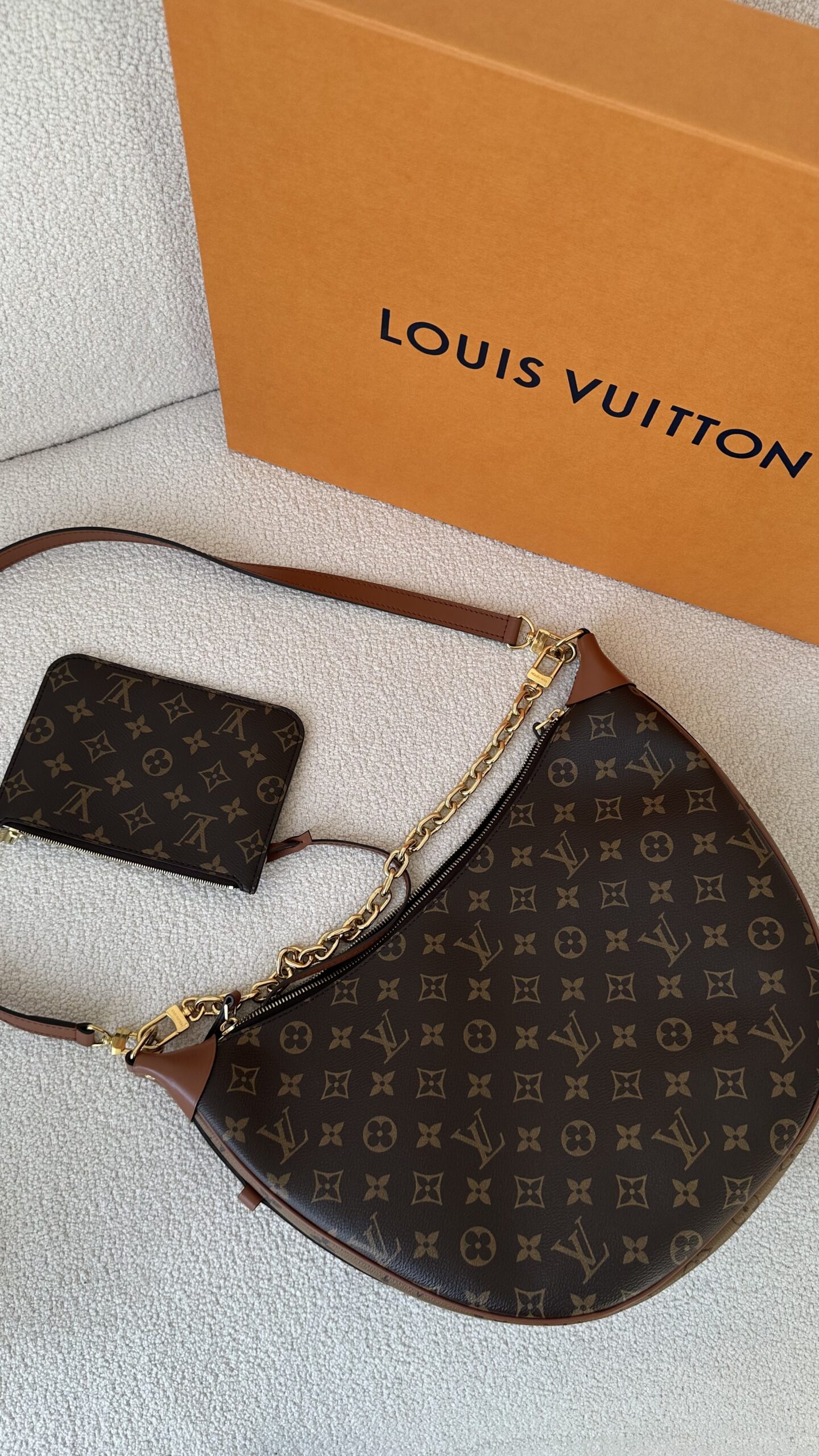 Louis Vuitton Loop Hobo torebka monogram - obrazek 11