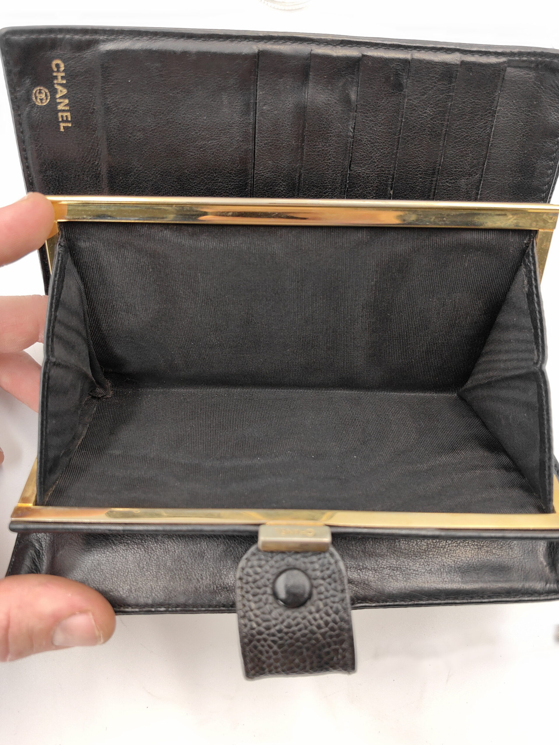 CHANEL caviar long wallet - obrazek 16