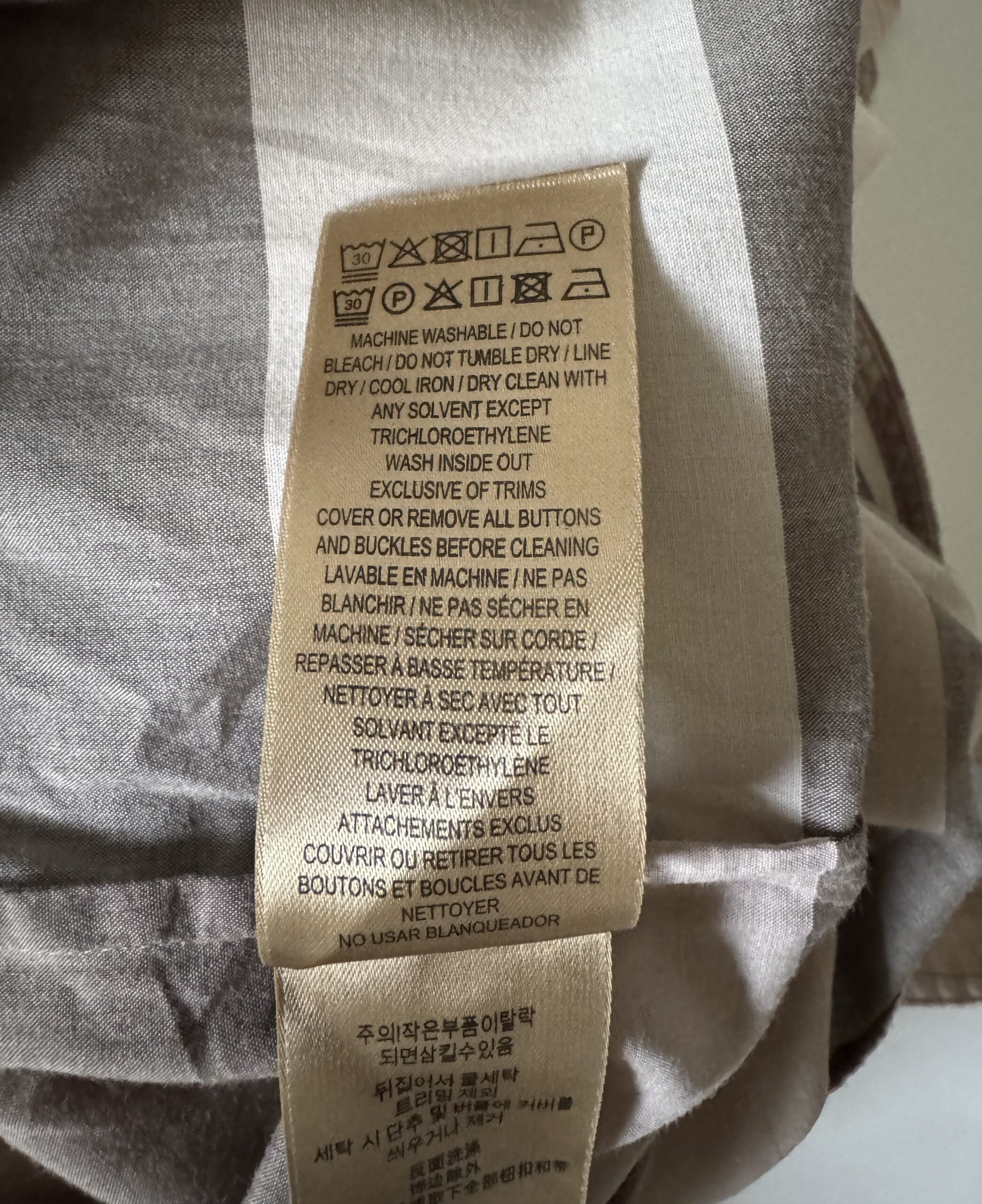 BURBERRY Women’s Kelsy Check Print Cotton Belted Shirt Dress in Pale Stone - sukienka - obrazek 9