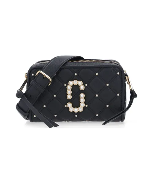 Marc Jacobs czarna torebka z perełkami