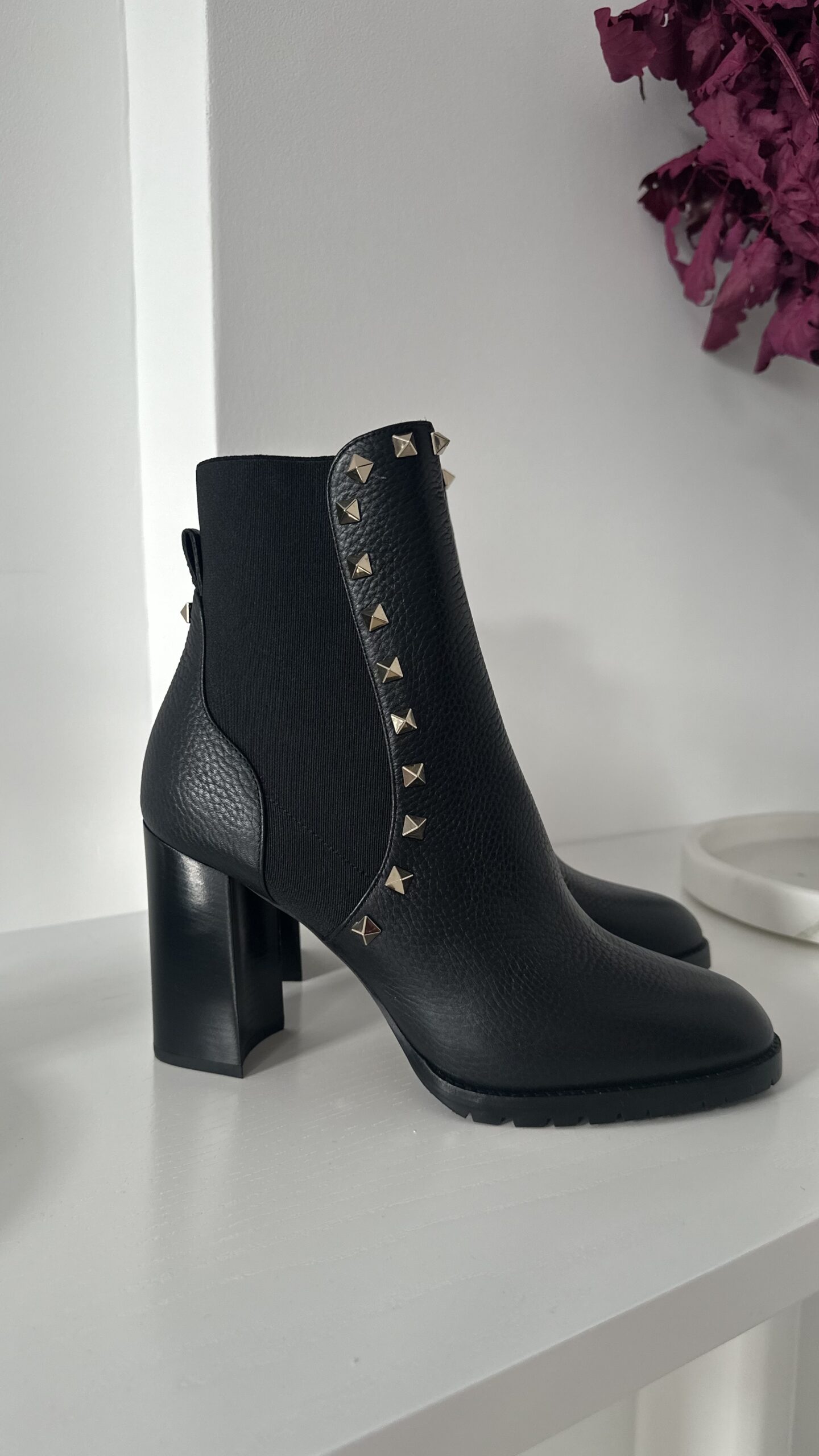 Valentino Garavani Rockstud botki 39,5 - obrazek 2