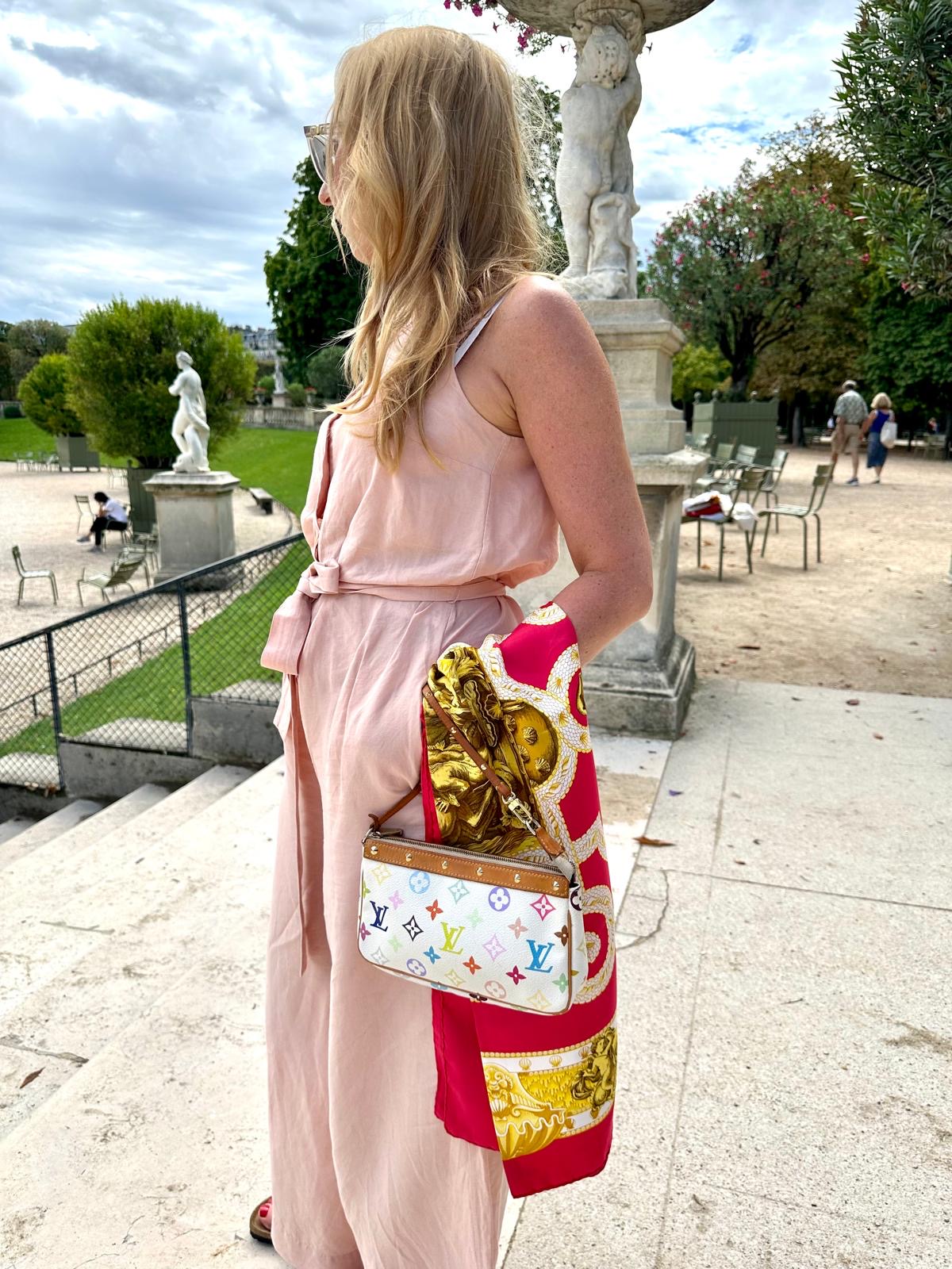 Louis Vuitton multicolor pochette torebka - obrazek 7