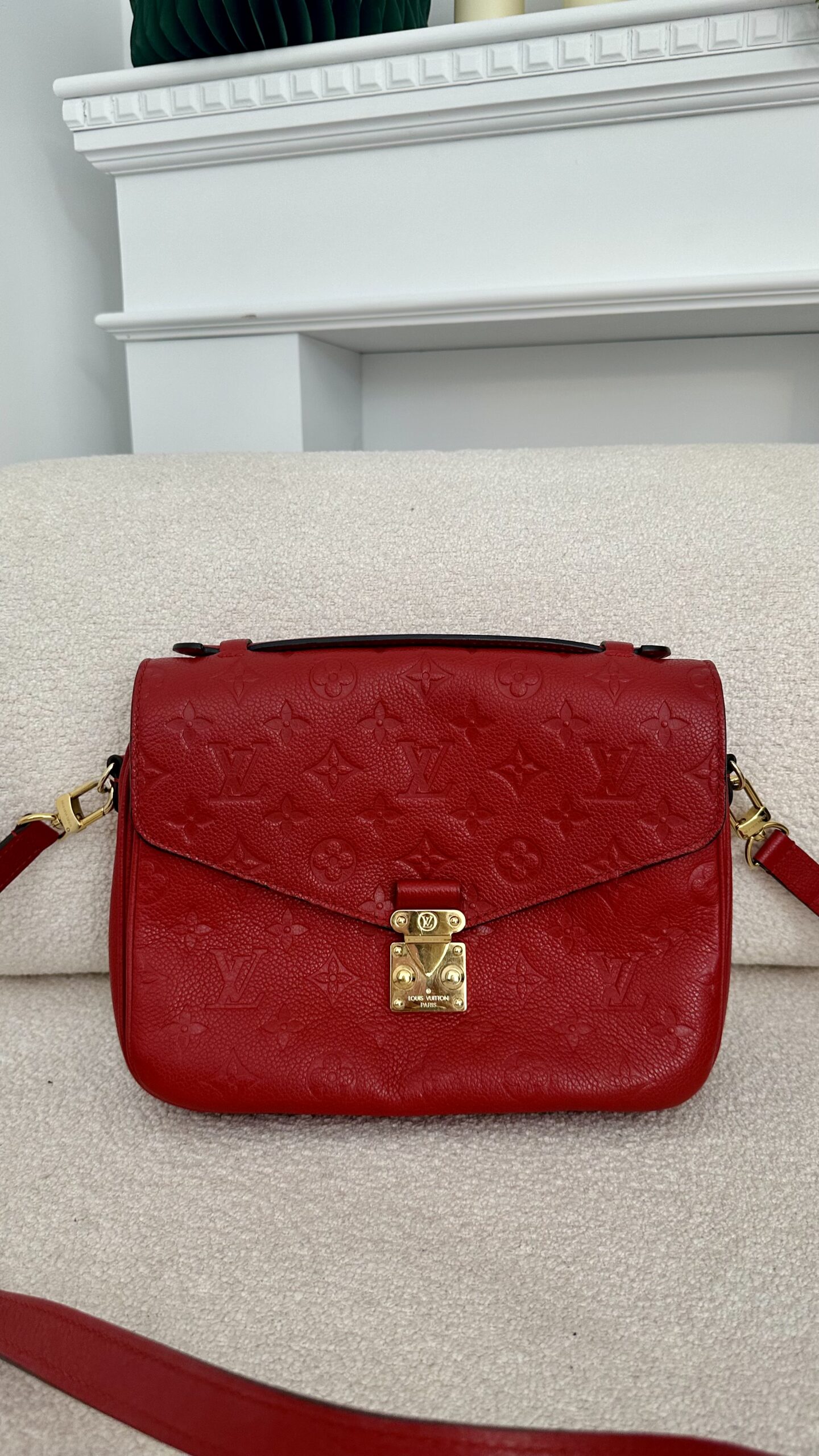 Louis Vuitton metis empreinte skóra listonoszka - obrazek 2