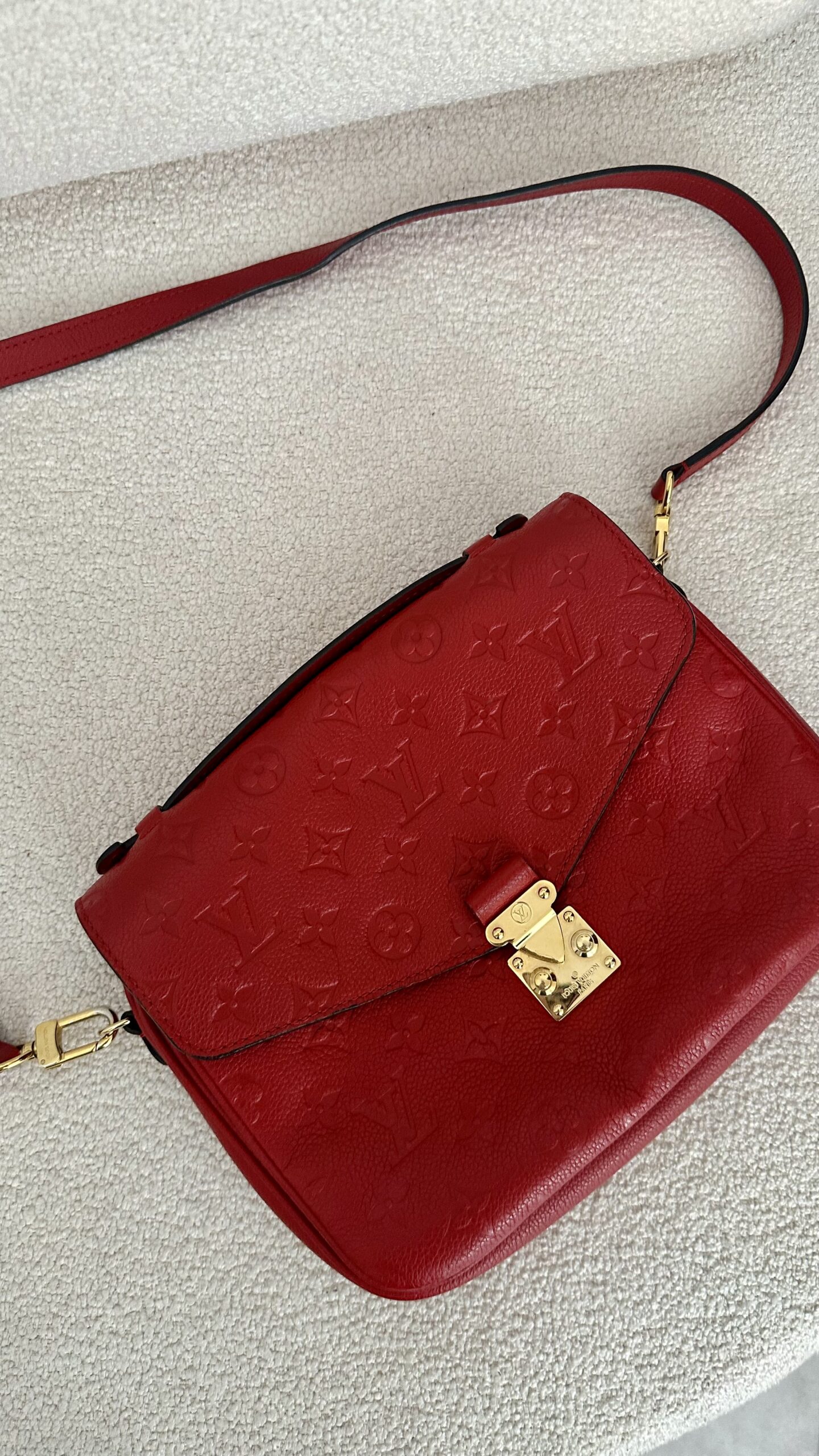 Louis Vuitton metis empreinte skóra listonoszka - obrazek 3