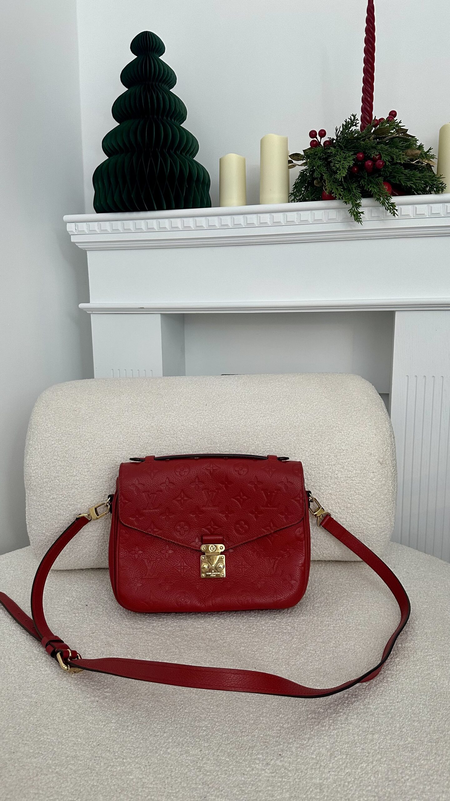 Louis Vuitton metis empreinte skóra listonoszka