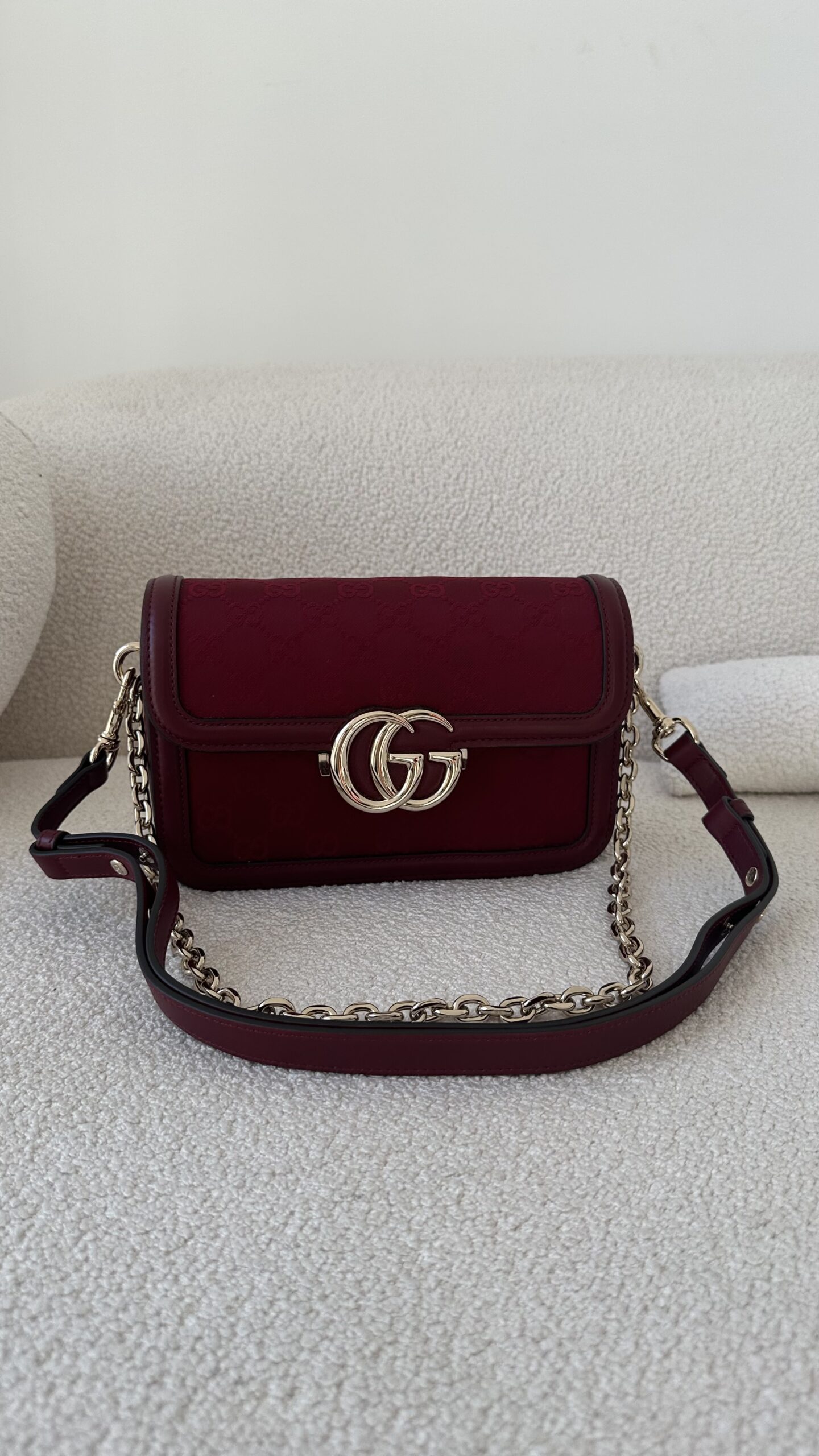 Gucci Go bordowa klasyka monogram GG - obrazek 2