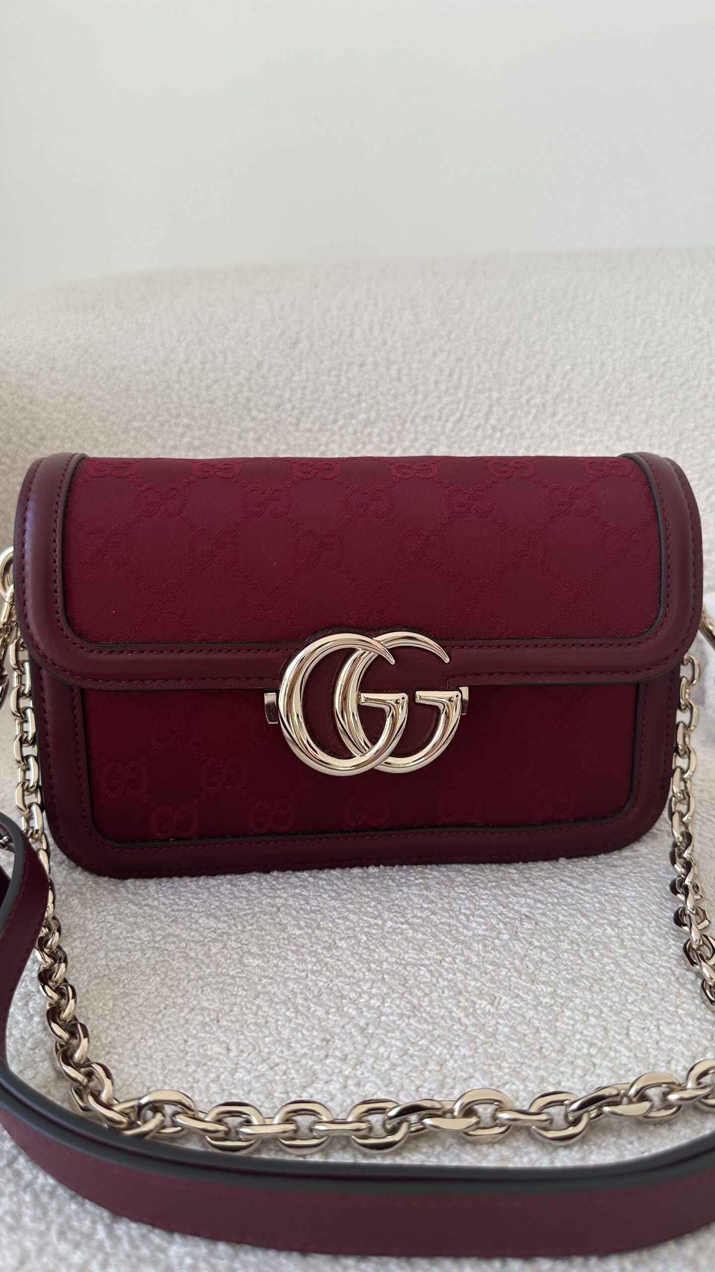 Gucci Go bordowa klasyka monogram GG - obrazek 3
