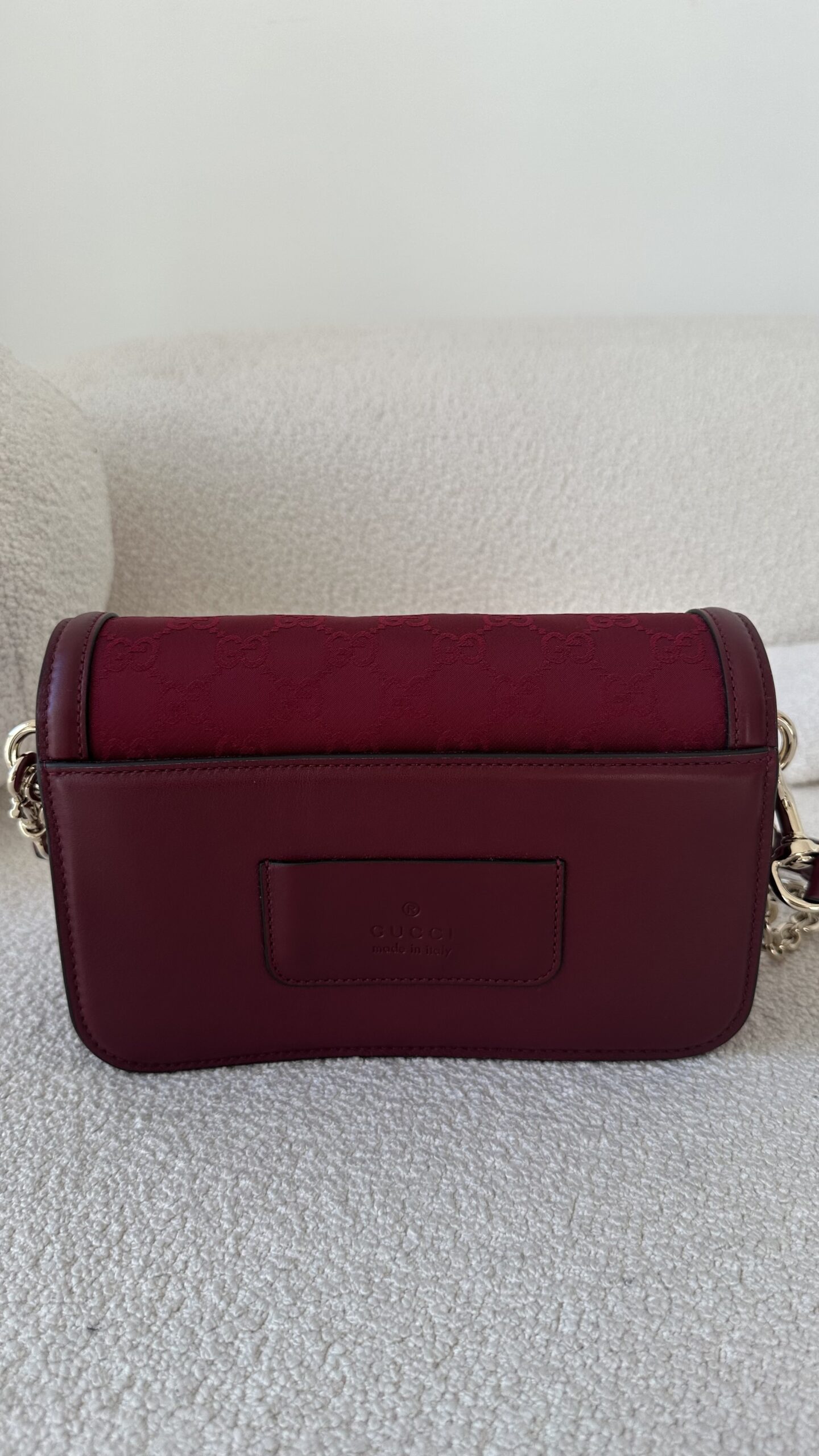 Gucci Go bordowa klasyka monogram GG - obrazek 5