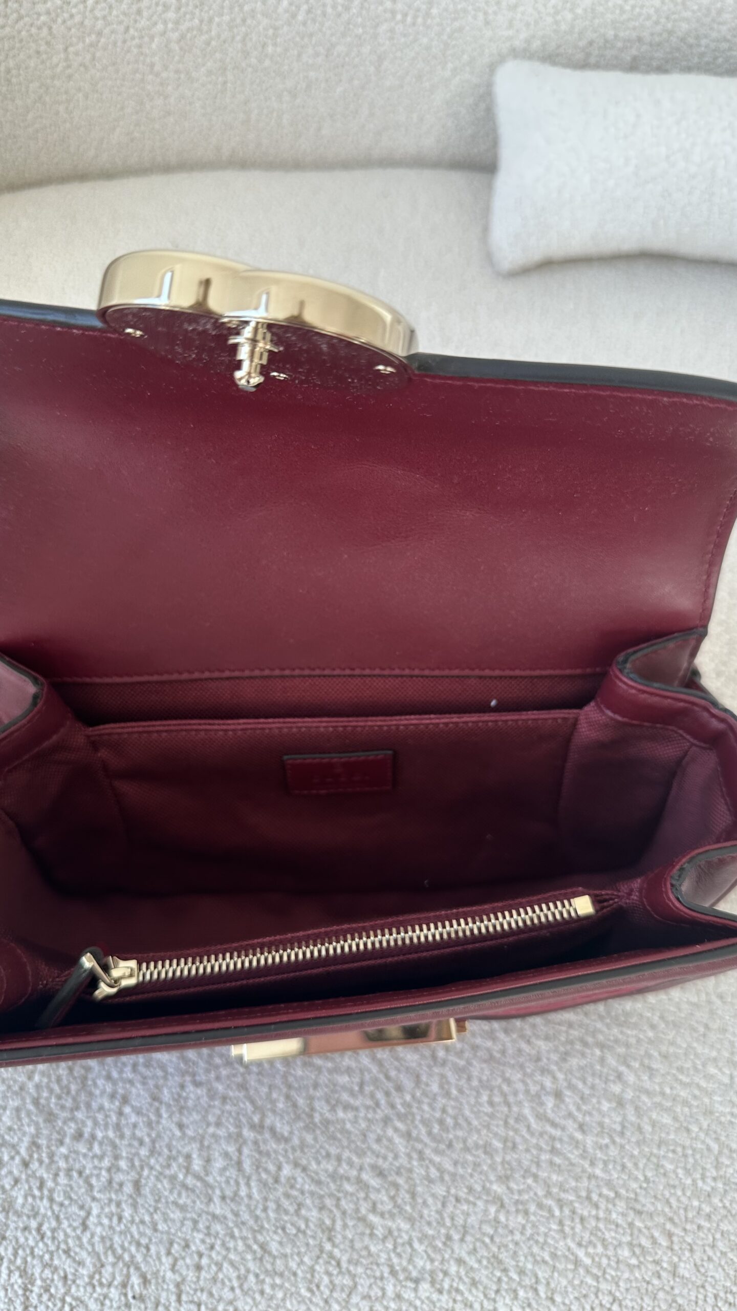 Gucci Go bordowa klasyka monogram GG - obrazek 7