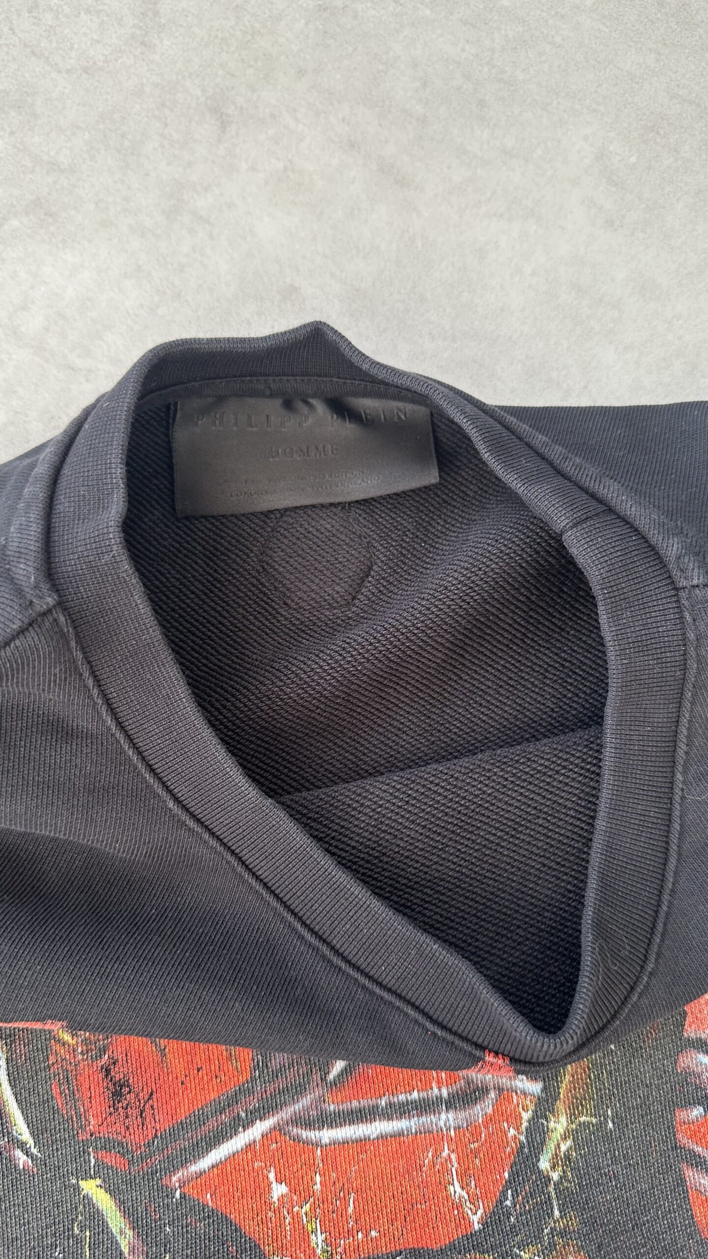 Philipp Plein czarna bluza unisex M/L - obrazek 4