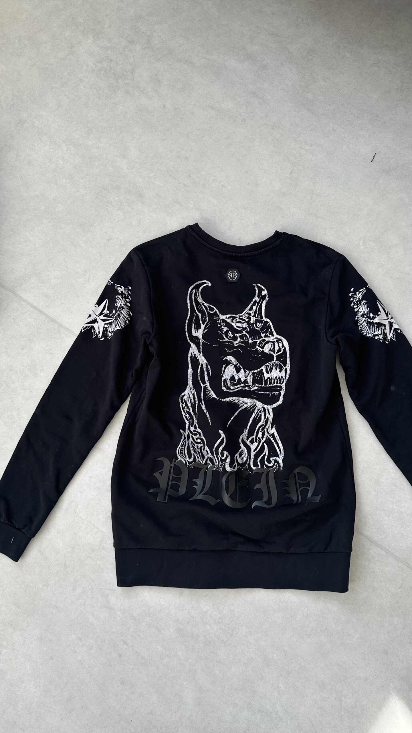 Philipp Plein czarna bluza unisex M/L - obrazek 5