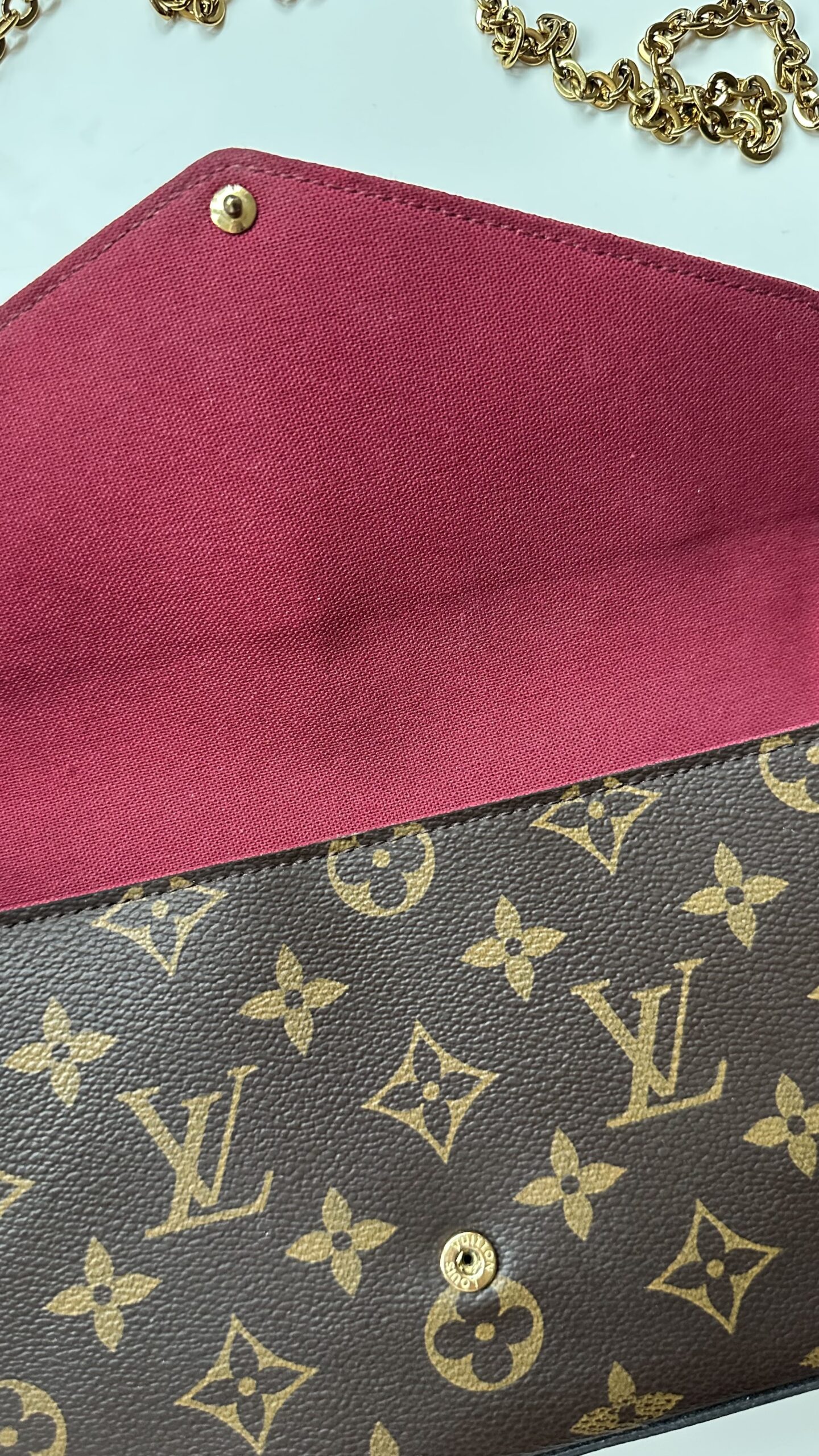 Louis Vuitton Felicie Monogram Canvas torebka - obrazek 6