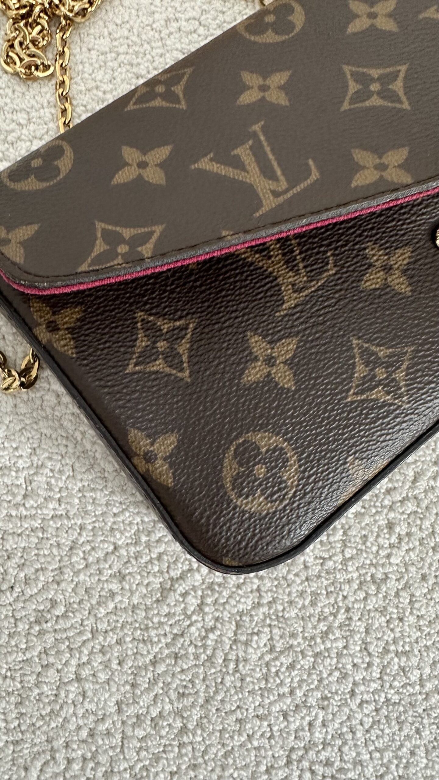 Louis Vuitton Felicie Monogram Canvas torebka - obrazek 4