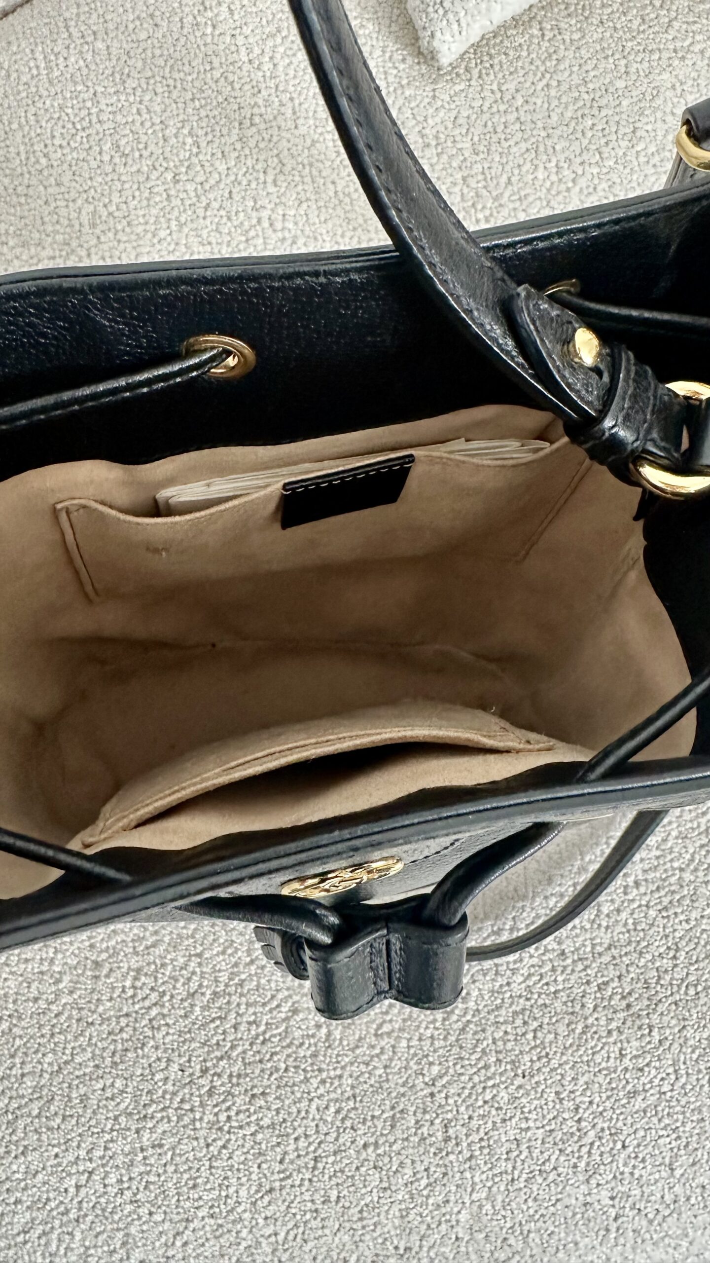 Gucci Ophidia bucket czarna torebka - obrazek 5