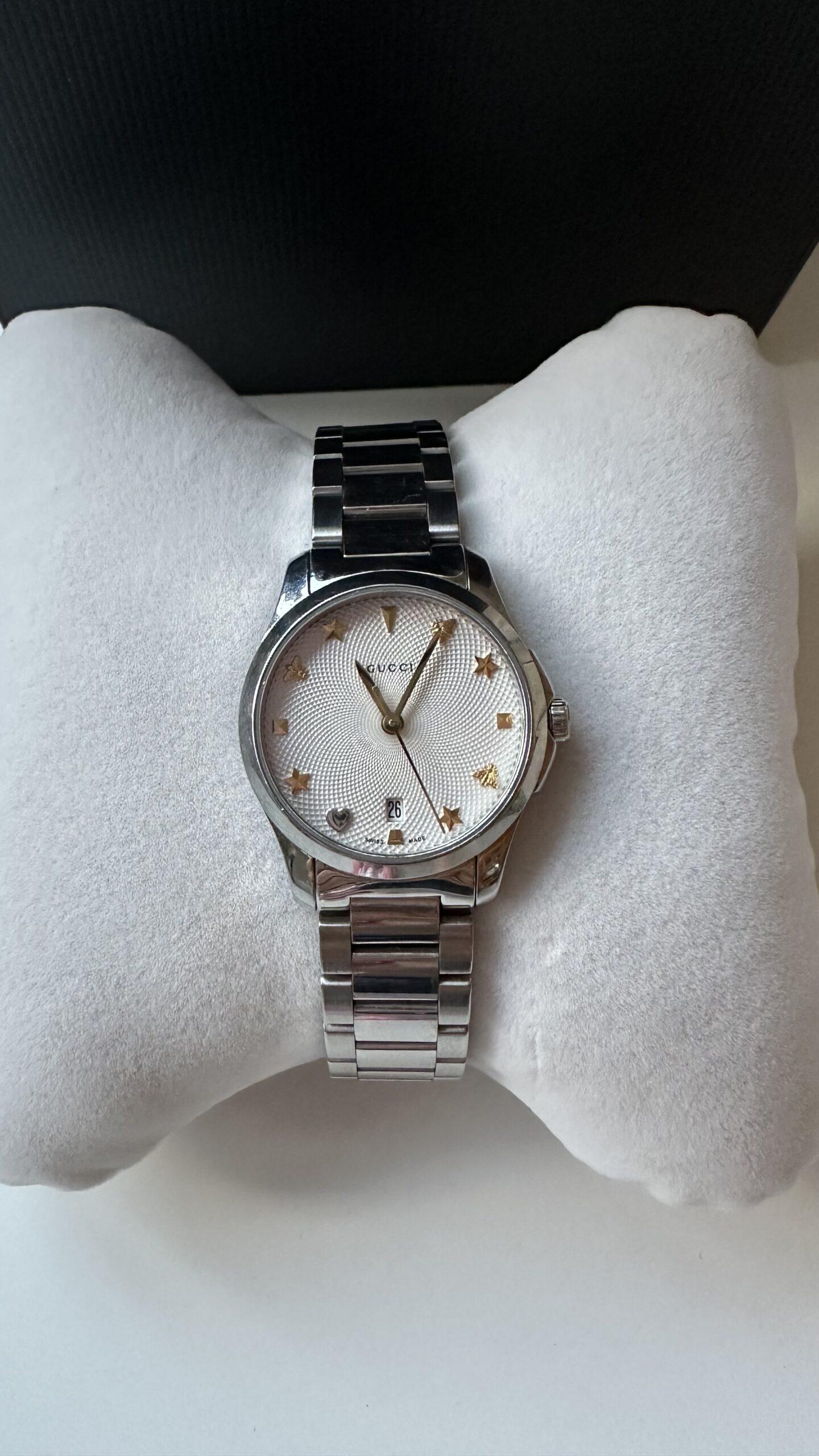 Gucci zegarek srebrny klasyka - obrazek 2