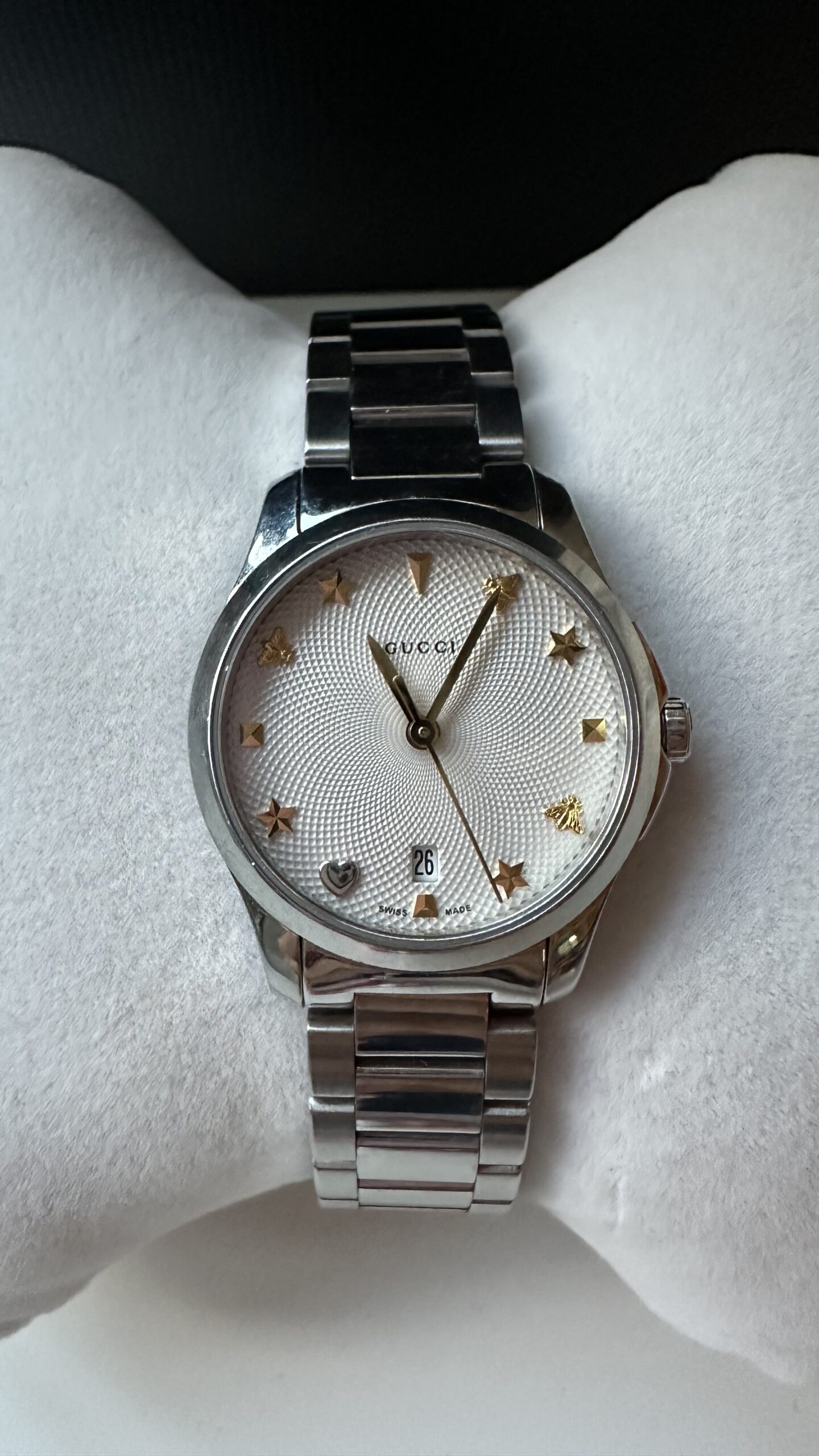 Gucci zegarek srebrny klasyka - obrazek 3