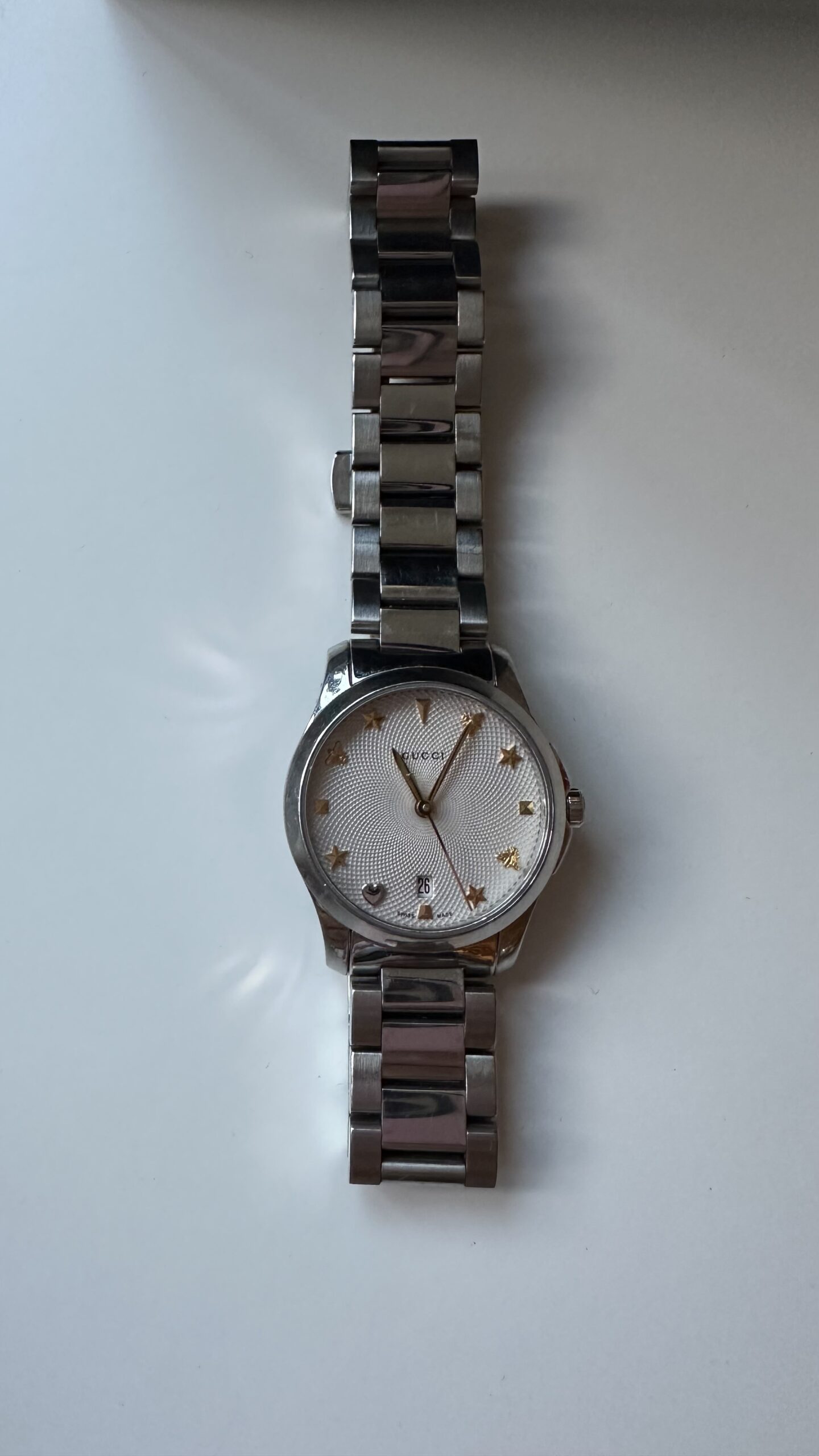 Gucci zegarek srebrny klasyka - obrazek 4