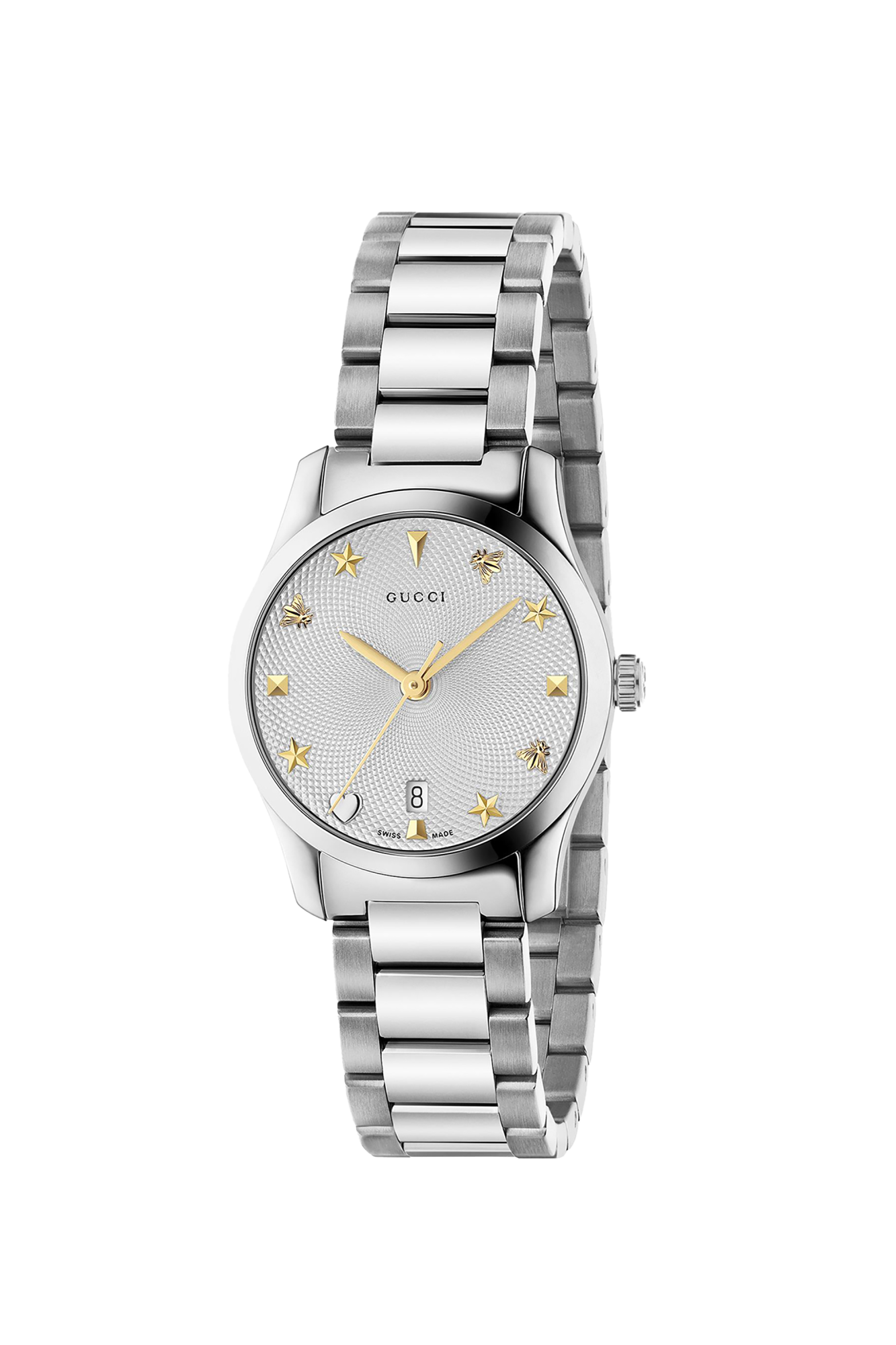 Gucci zegarek srebrny klasyka - obrazek 5