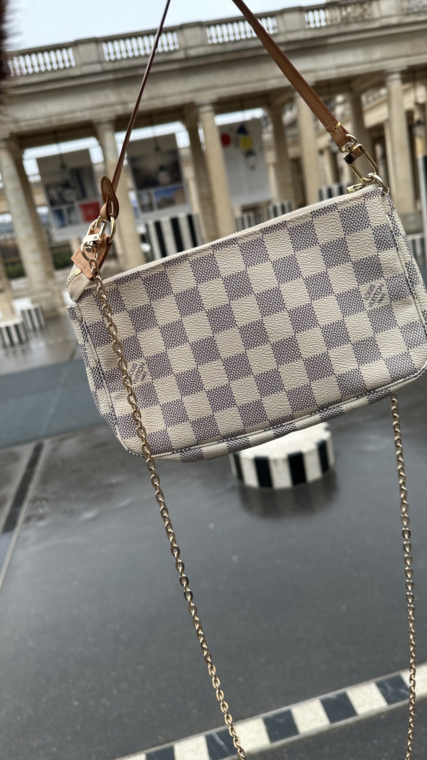 Louis Vuitton pochette damier azur torebka - obrazek 5