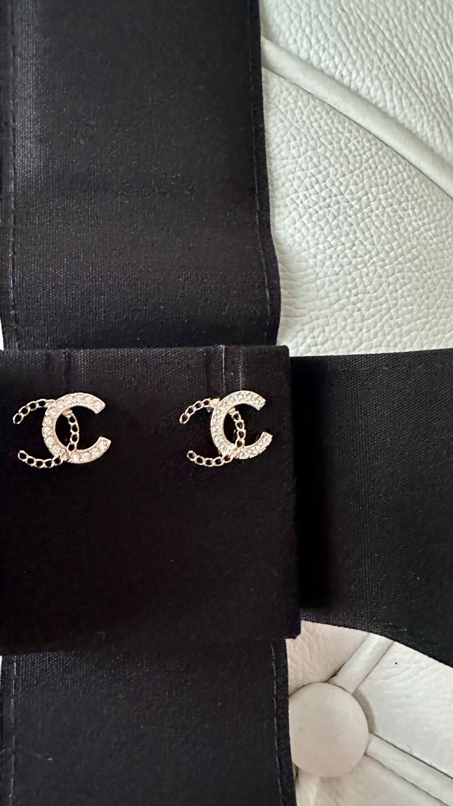 Chanel nowe klasyczna kolczyki cyrkonia - obrazek 3