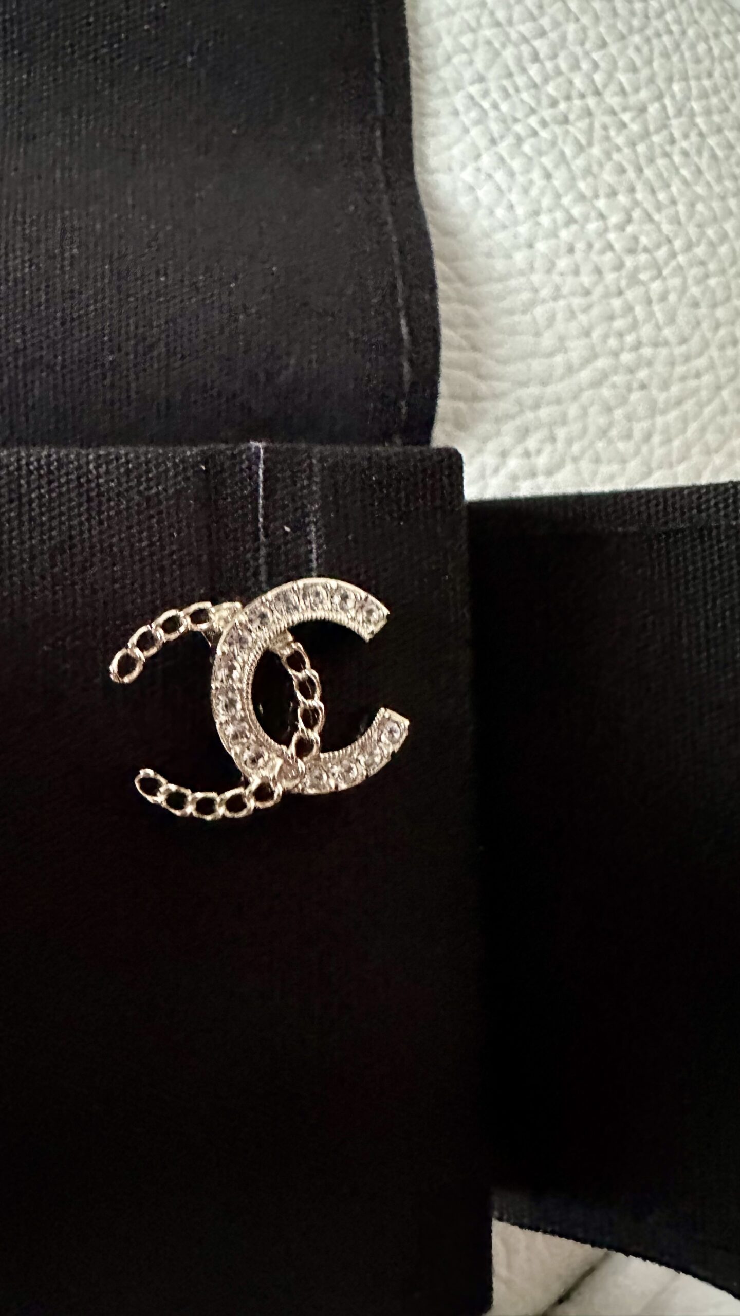 Chanel nowe klasyczna kolczyki cyrkonia - obrazek 4