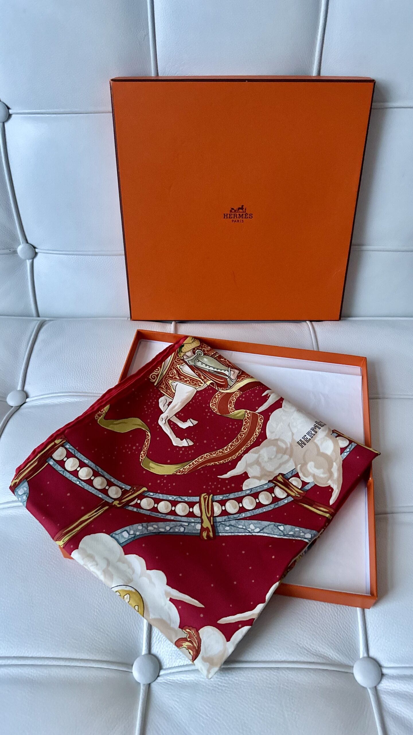 Hermes apaszka z jedwabiu szal - obrazek 2