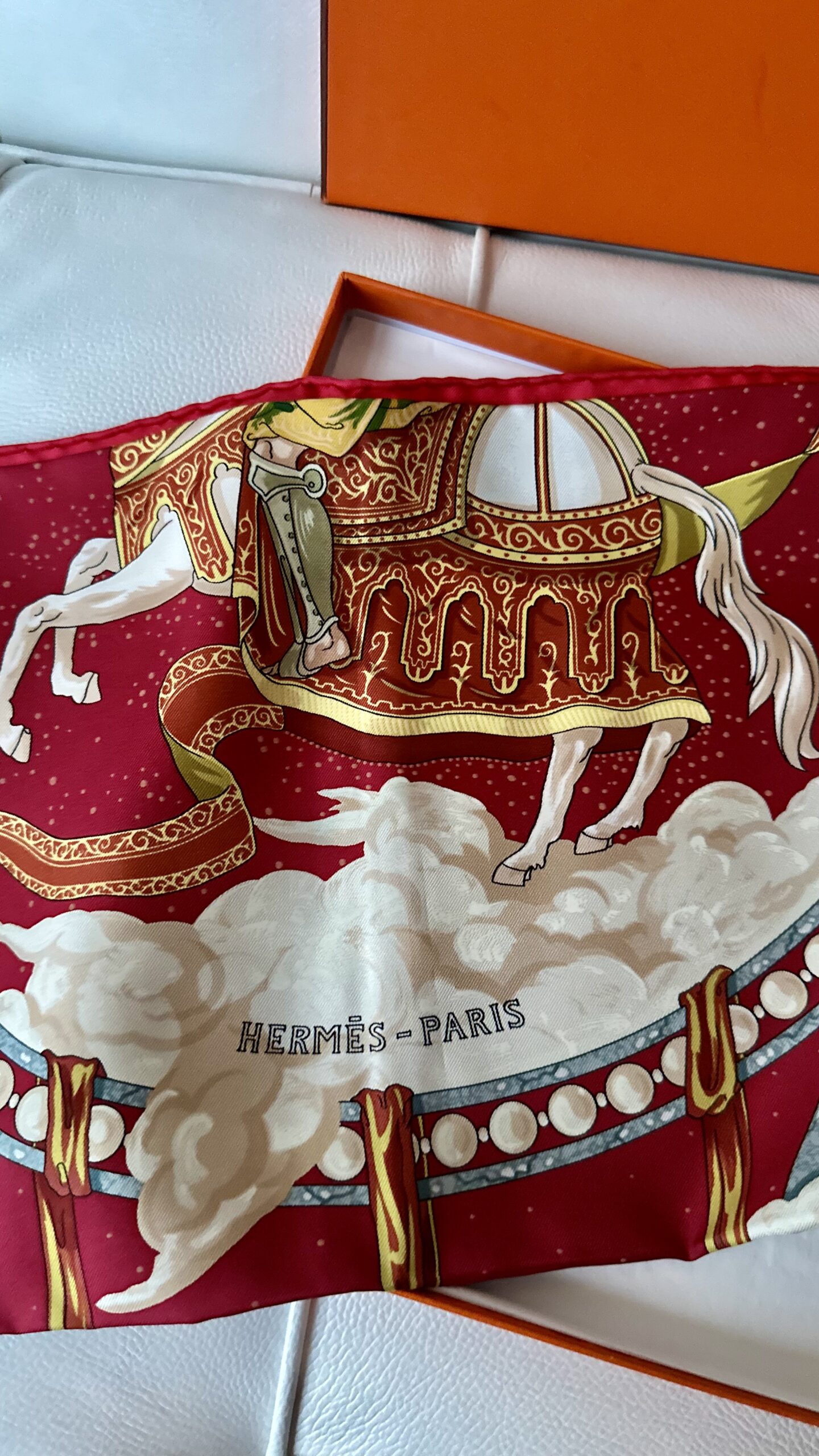 Hermes apaszka z jedwabiu szal - obrazek 3