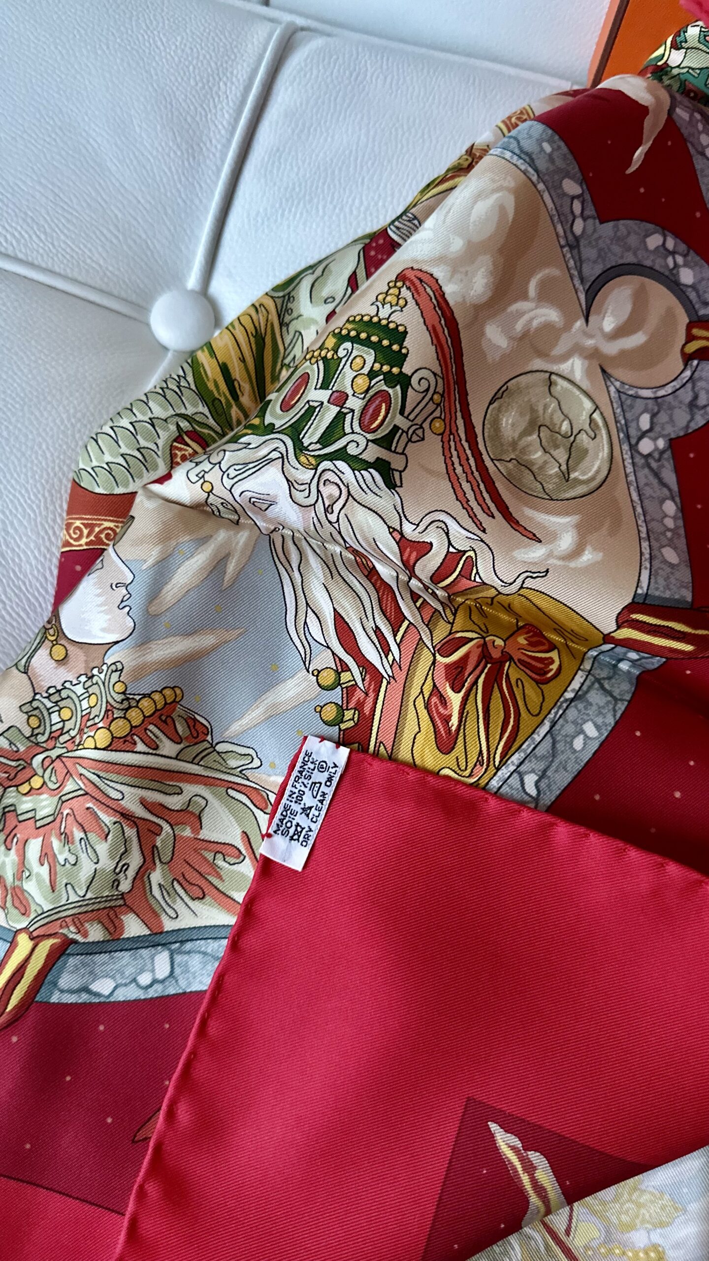 Hermes apaszka z jedwabiu szal - obrazek 4