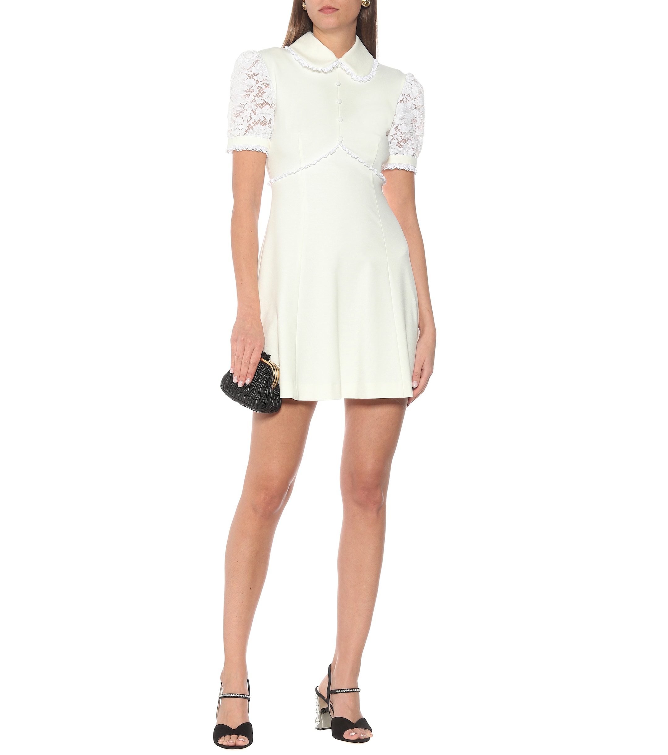 Miu Miu mała elegancka w kolorze ciemnej zieleni - obrazek 7