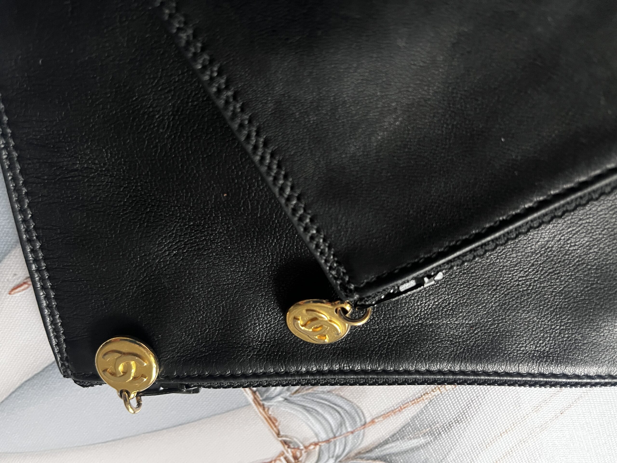 CHANEL pochette 2 sztuki, vintage - obrazek 5