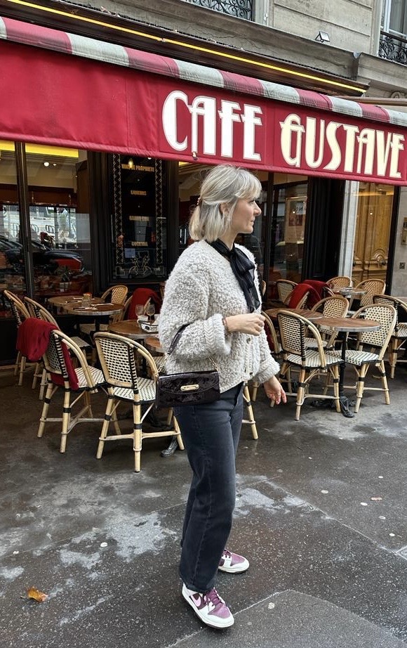 Louis Vuitton Sunset Boulevard vernis bordowa torebka - obrazek 6