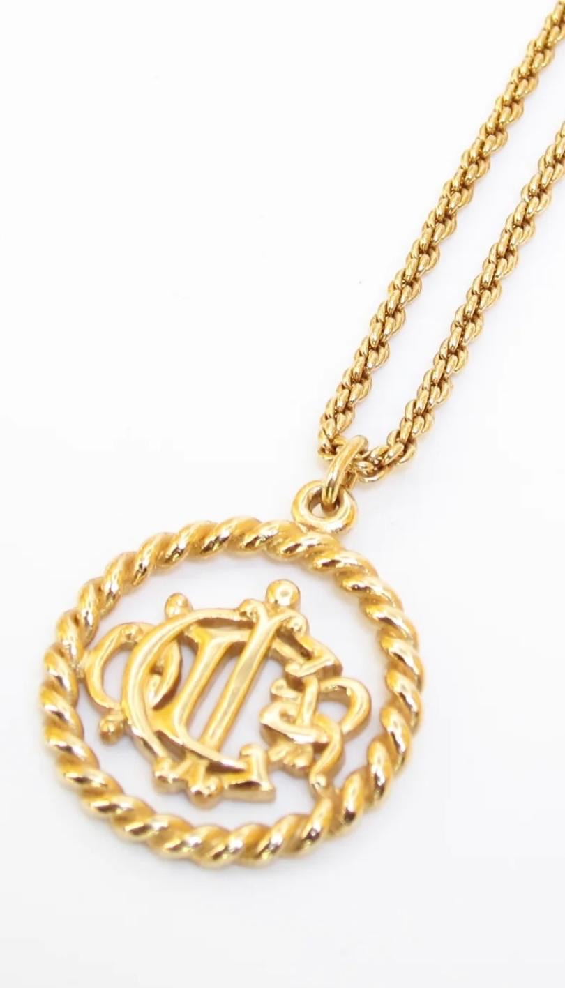 Dior naszyjnik vintage lata 80 - obrazek 3