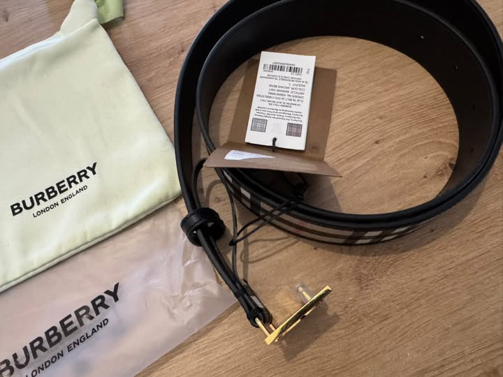 Burberry klasyczny pasek rozmiar L - obrazek 2