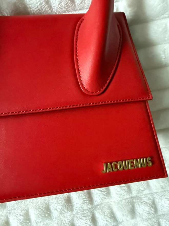 Jacquemus czerwona torebka - obrazek 3