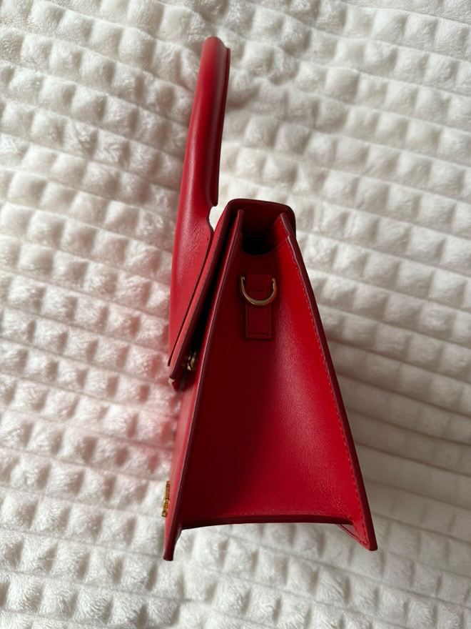 Jacquemus czerwona torebka - obrazek 5