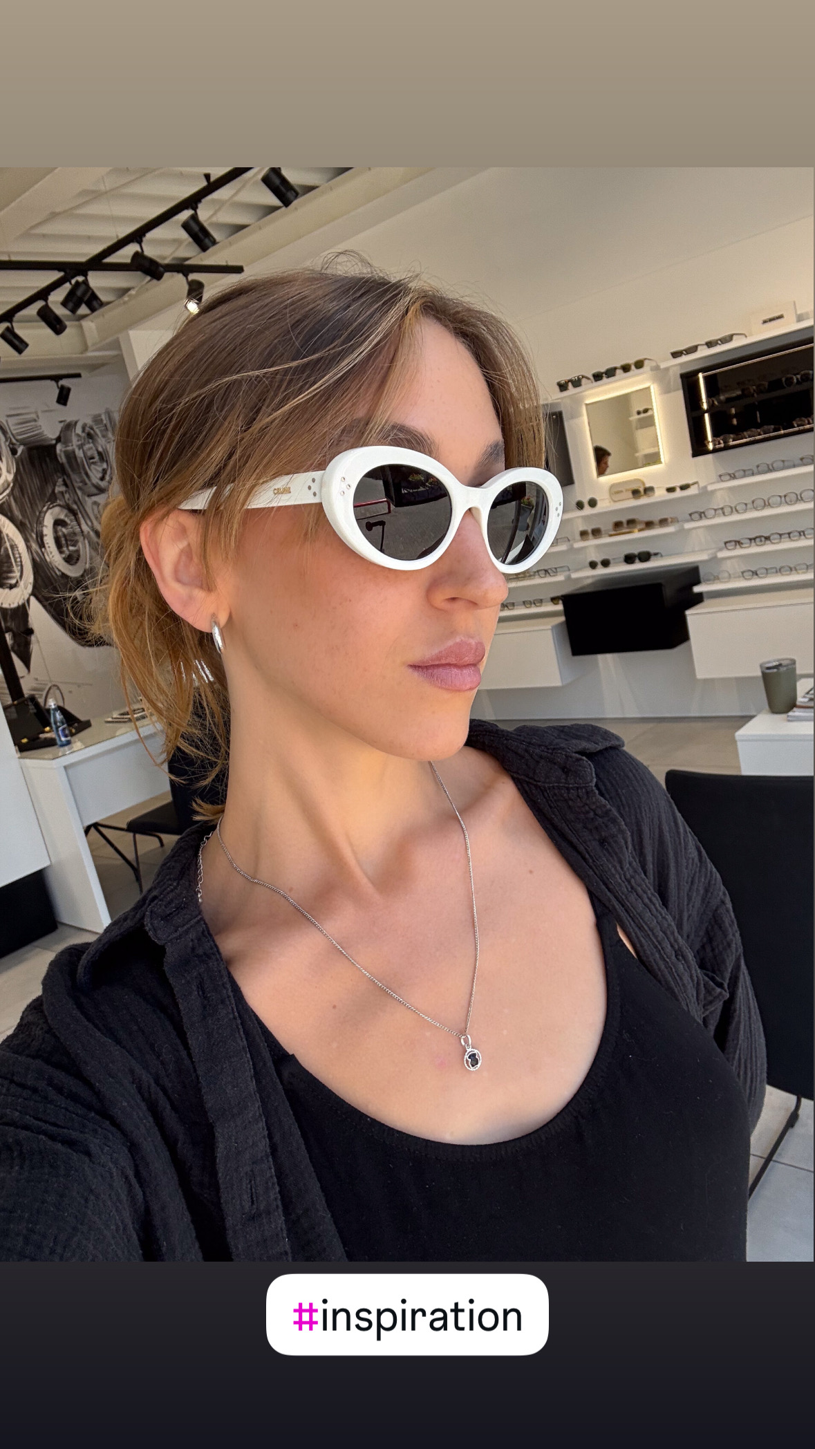 CELINE Oval Cat-Eye Sunglasses CL40193I - okulary przeciwsłoneczne - obrazek 16