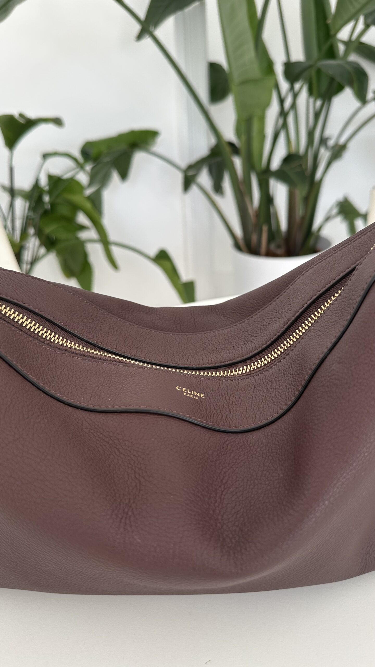 Celine Romy bordowa torebka - obrazek 4