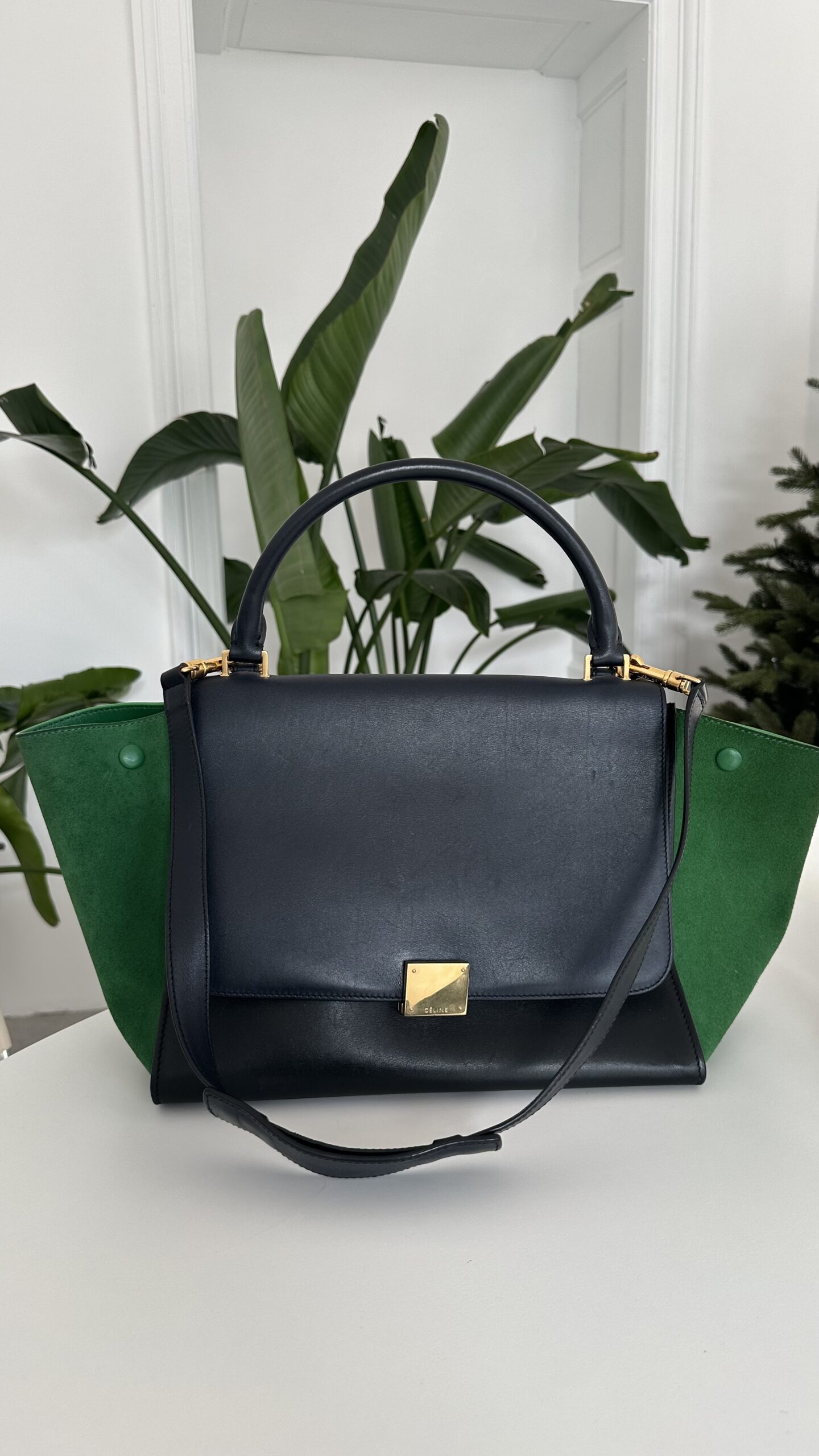 Celine Trapeze duża klasyczna torebka